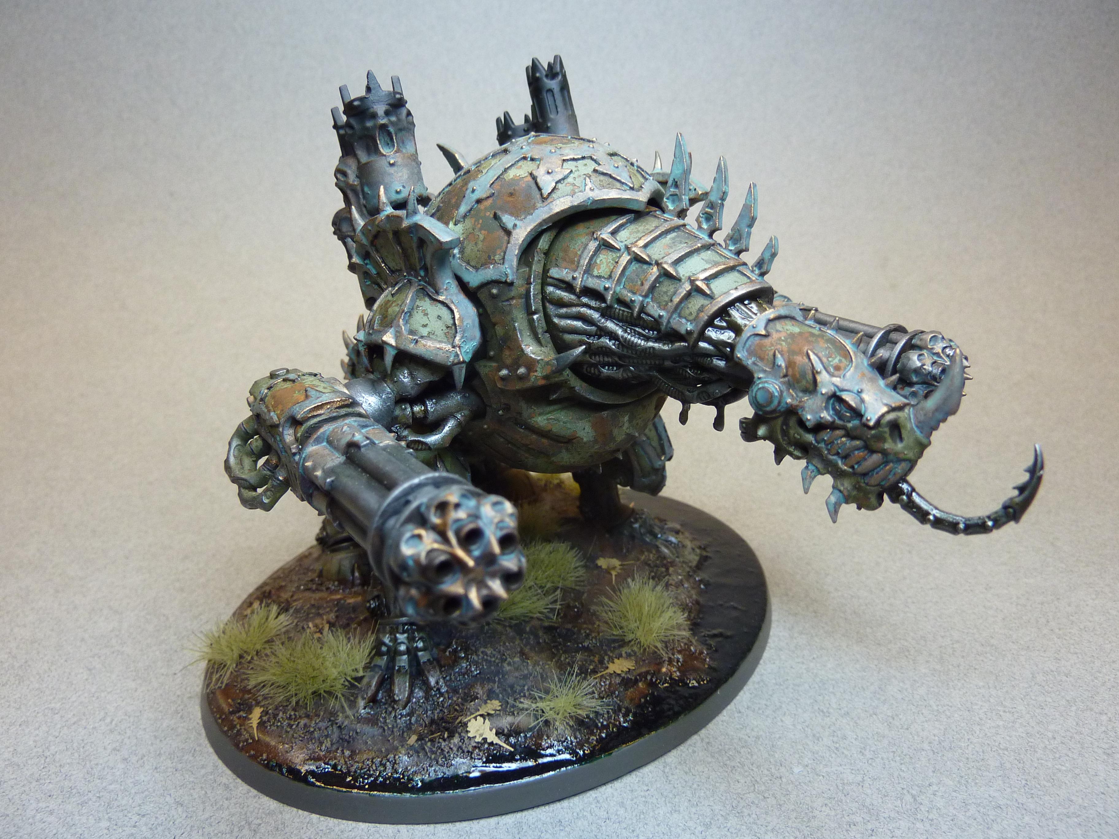 Chaos Space Marines, Corrosion, Forgefiend, Nurgle, Warhammer 40,000, Weathered