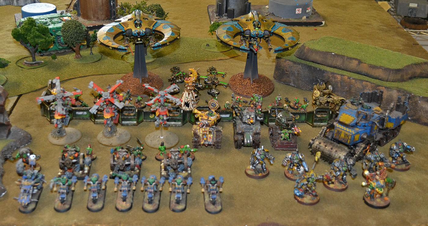 Bad Moons, Battle Report, Necrons, Orks, Warhammer 40,000