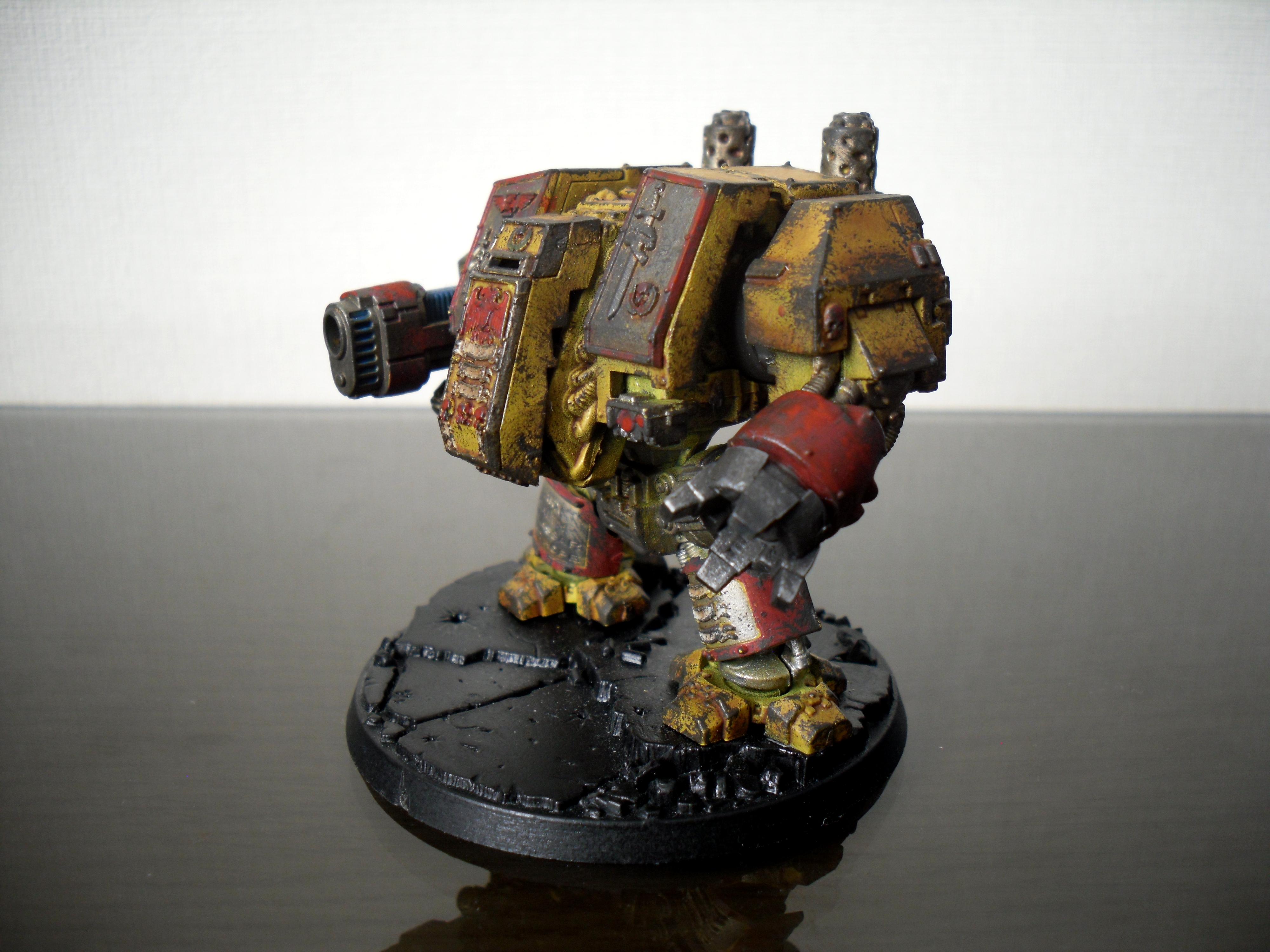 Imperial Fists, Space Marines, Venerable Dreadnought, Yellow