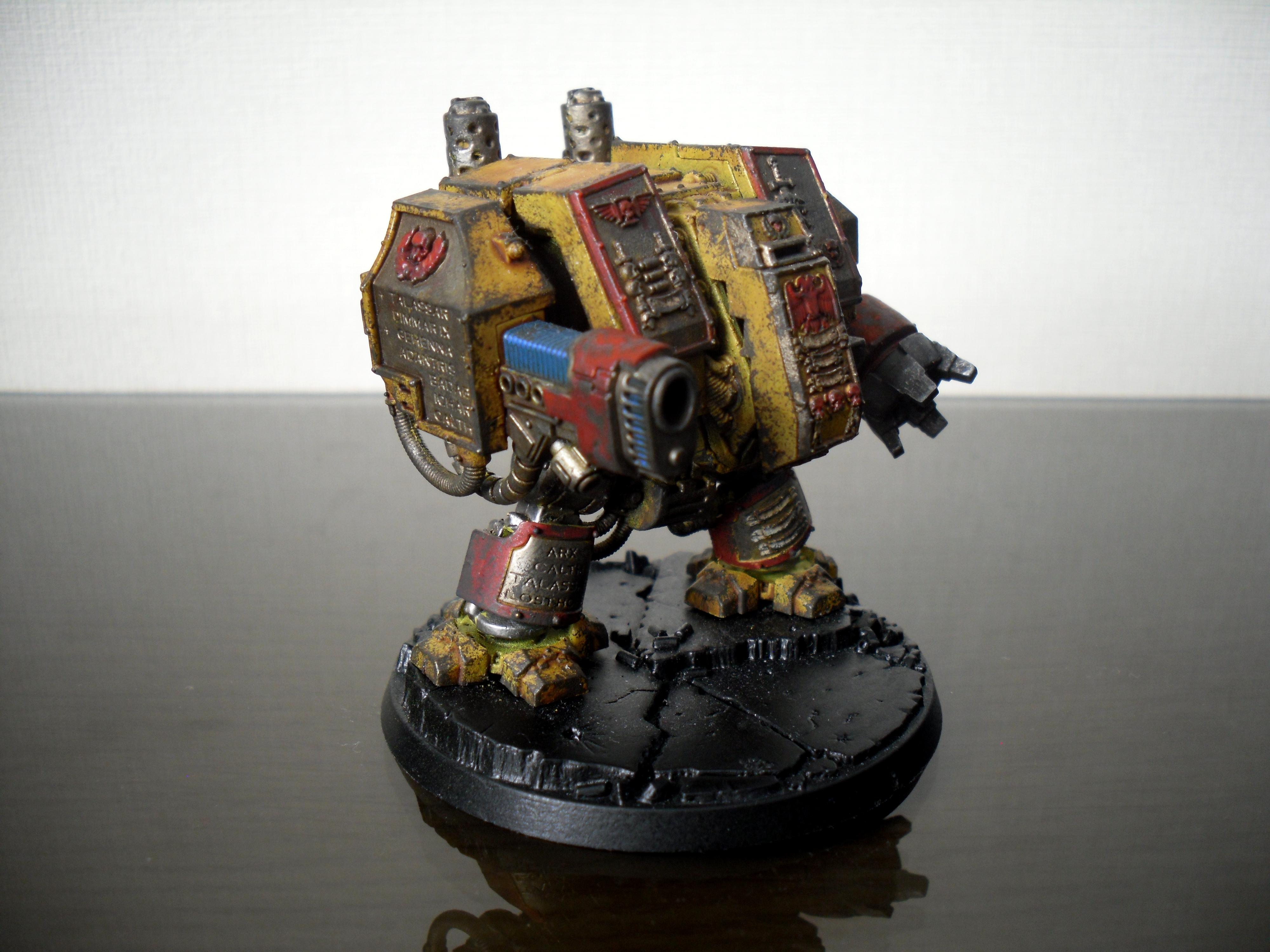 Imperial Fists, Space Marines, Venerable Dreadnought, Yellow