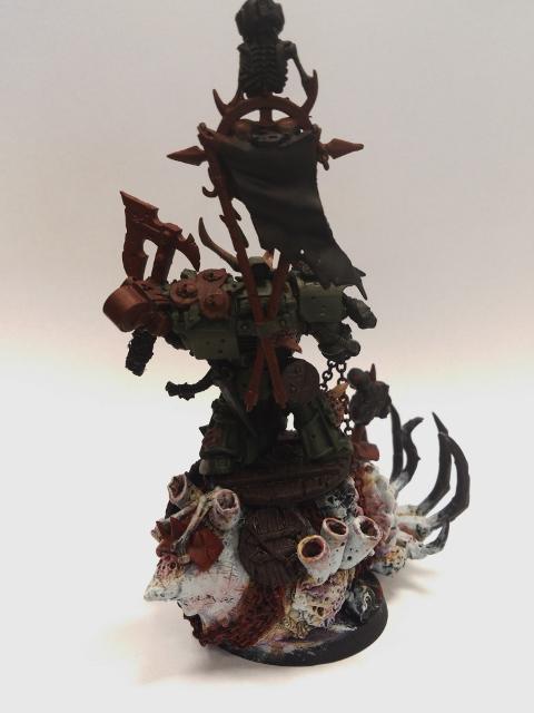 Chaos Sorcerer in terminator armour basecoats back