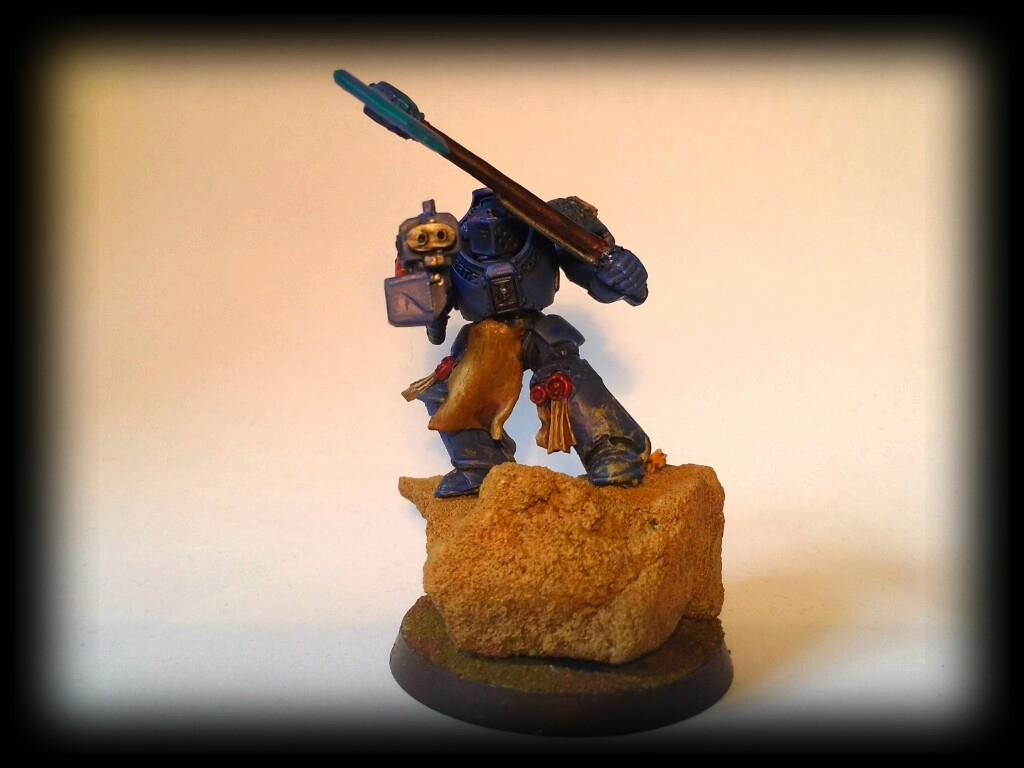 Blood Angels, Conversion, Front, Librarian, Painted