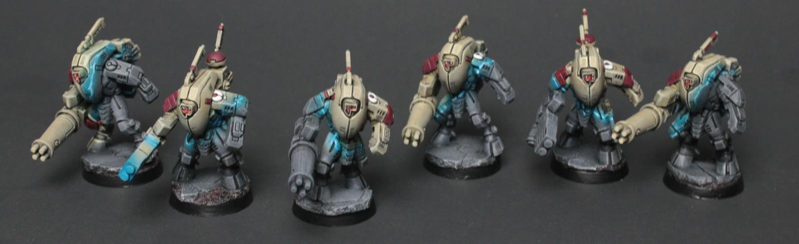 Cloaking, Stealth Suit, Stealth Suit Team, Tau, Warhammer 40,000