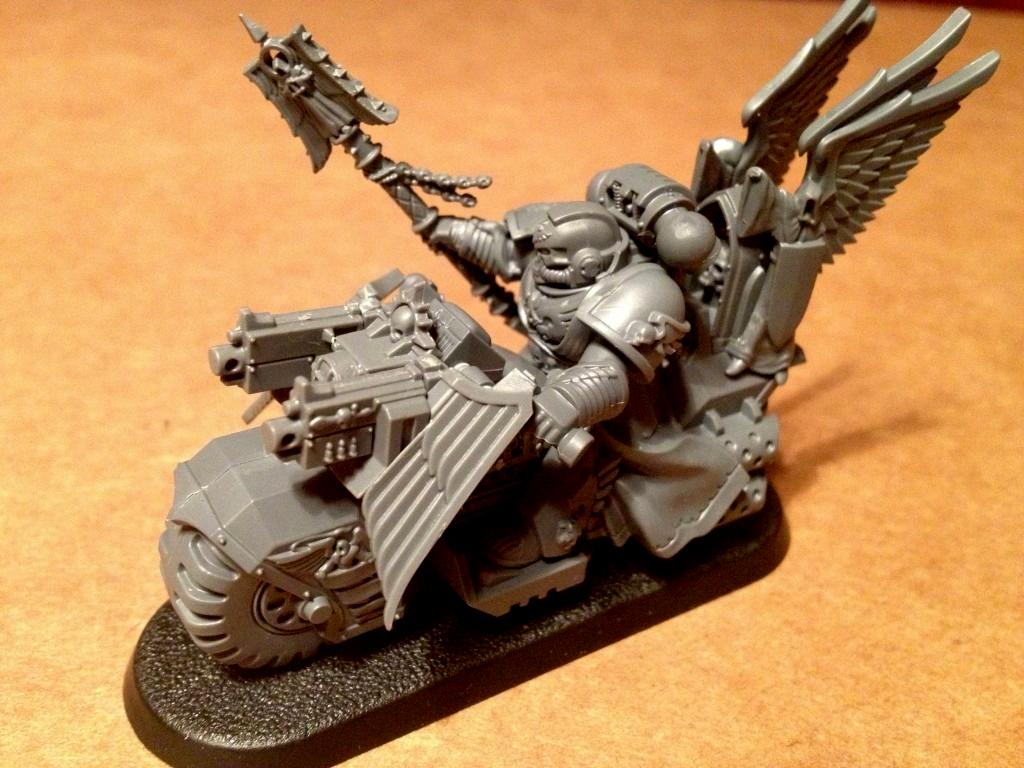 Chaplain, Conversion, Dark Angels, Ravenwing, Techmarine