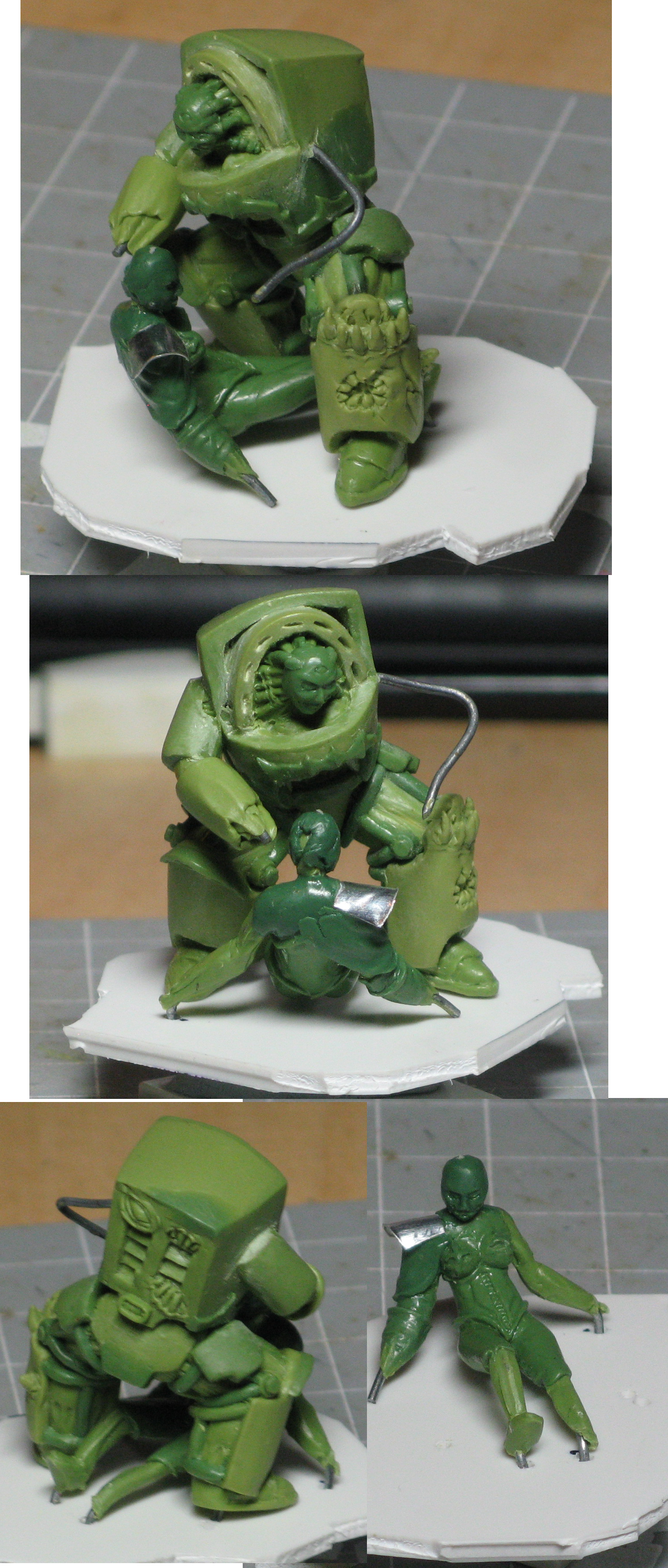 Chaos, Sculpting, Sisters Of Battle, Terminater, Warhammer 40,000
