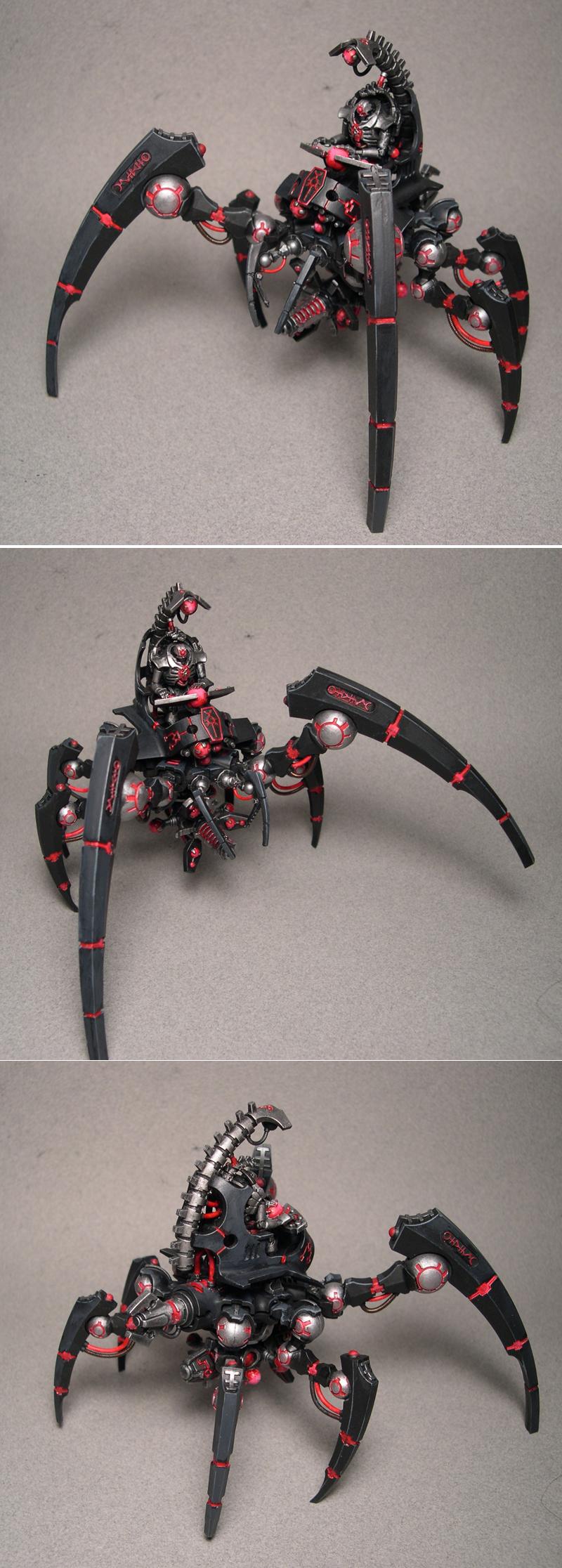 Black, Distant Light Miniatures, Necrons, Red, Warhammer 40,000
