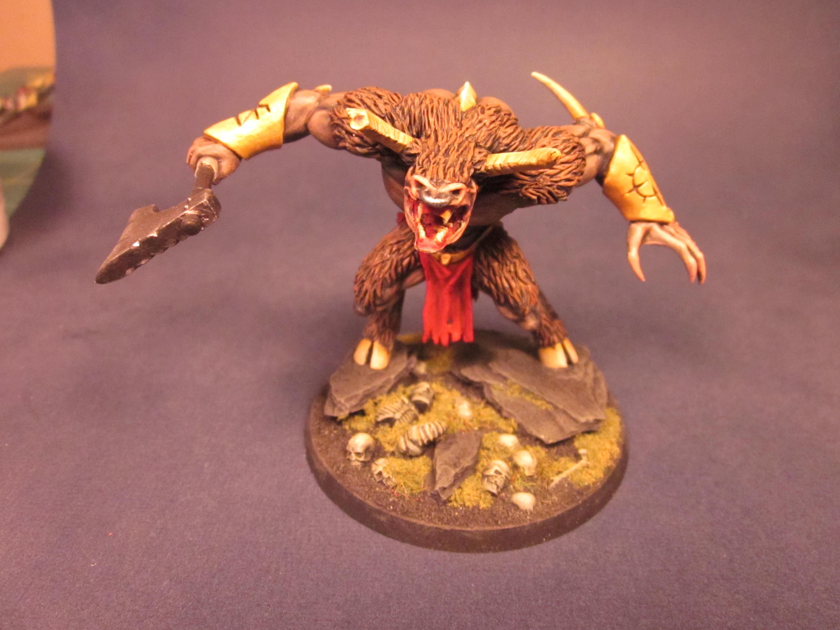 Beastmen, Chaos, Conversion, Daemon Prince, Khorne, Space Marines