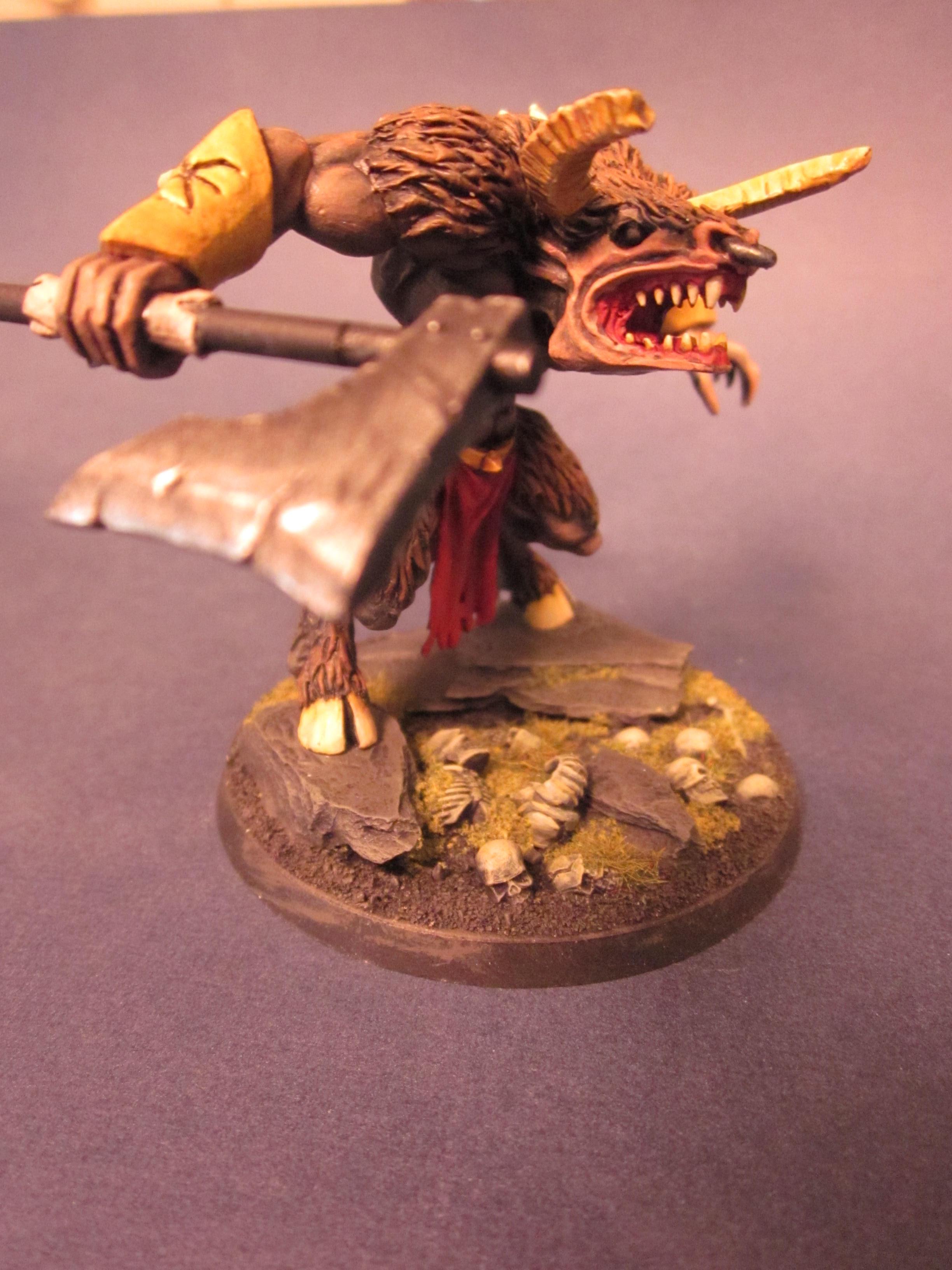 Beastmen, Chaos, Conversion, Daemon Prince, Khorne, Space Marines