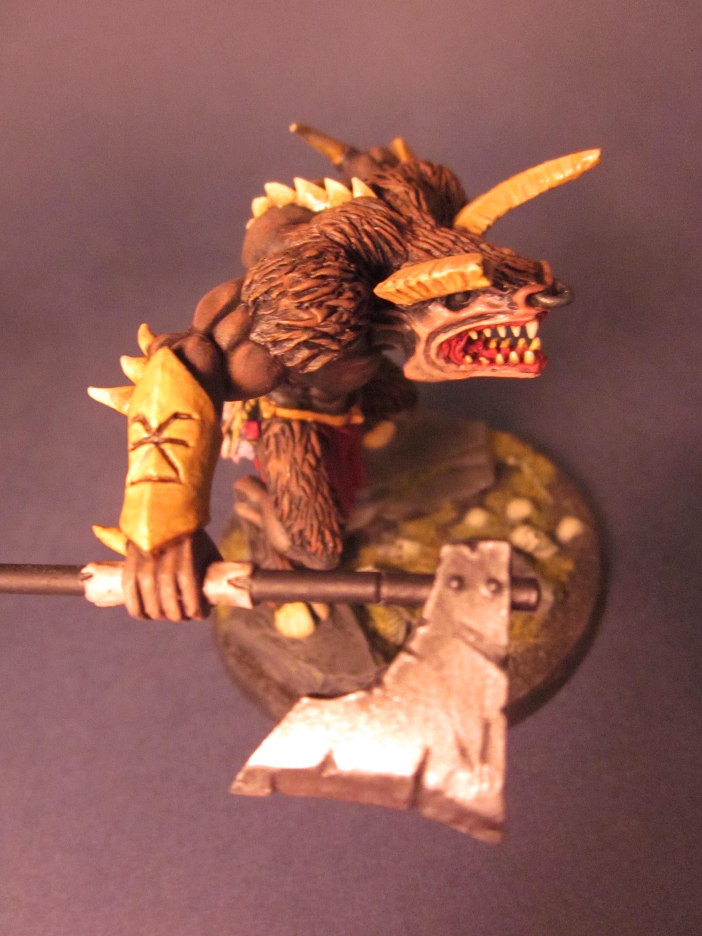 Beastmen, Chaos, Conversion, Daemon Prince, Khorne, Space Marines