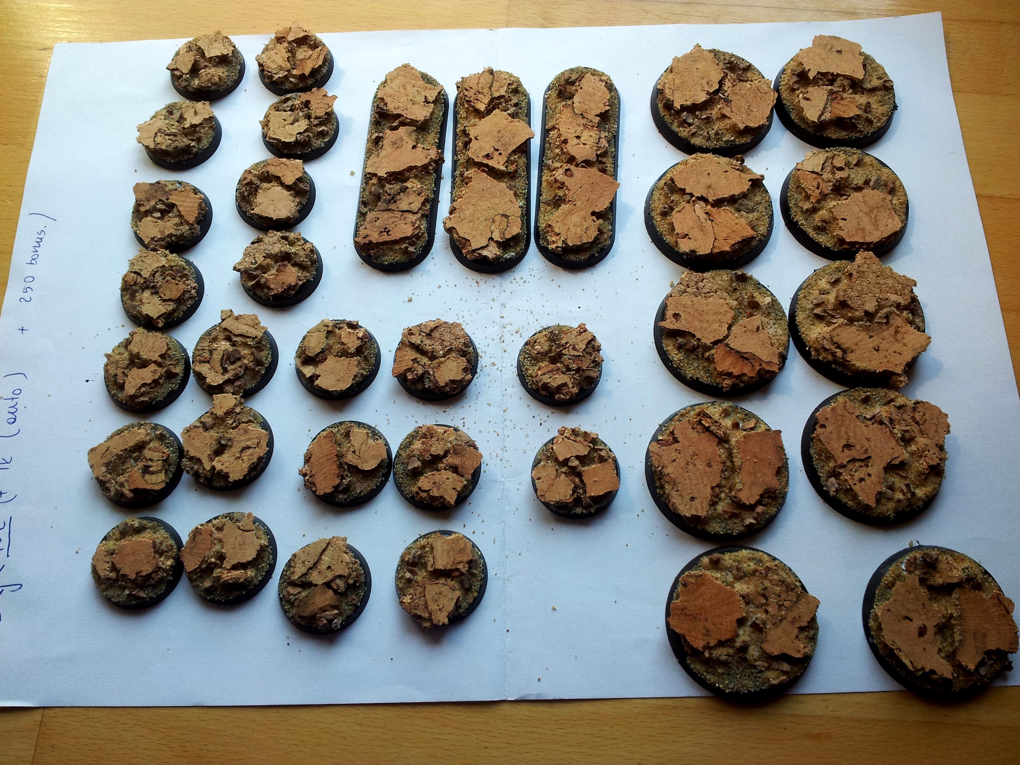Wh40k bases WIP