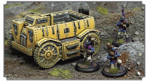 Apc, Dystopian Legions, Steam Punk, Steampunk, Tank, Truck