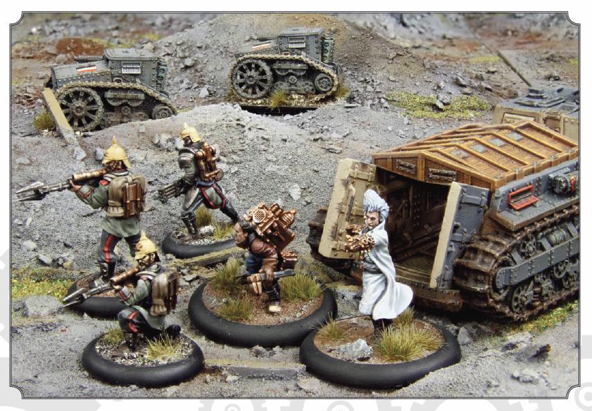 Apc, Copyright Spartan Games, Dystopian Legions, Steam Punk, Steampunk, Tank
