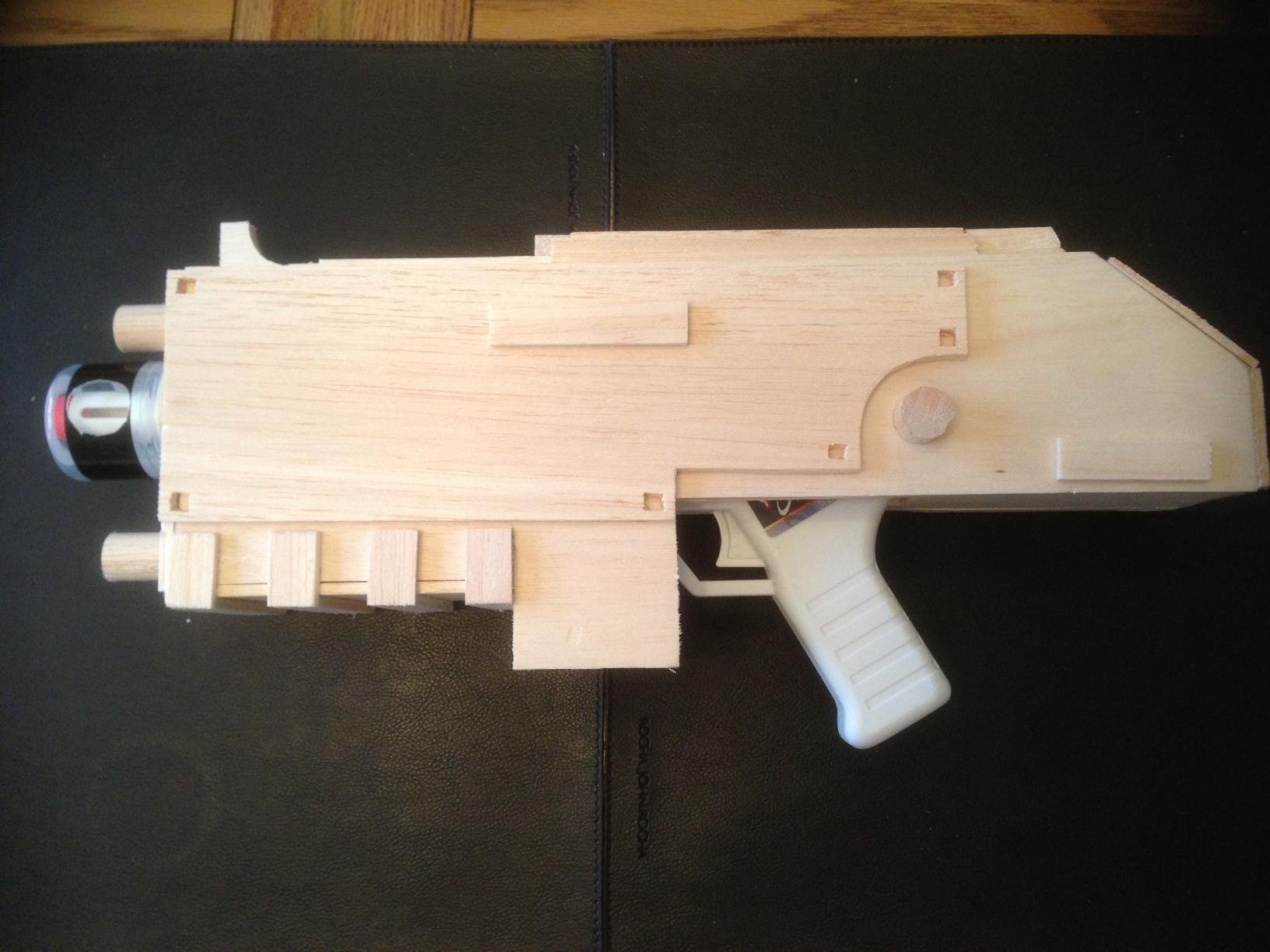 Here it is so far, It will have a mag you can remove and replace