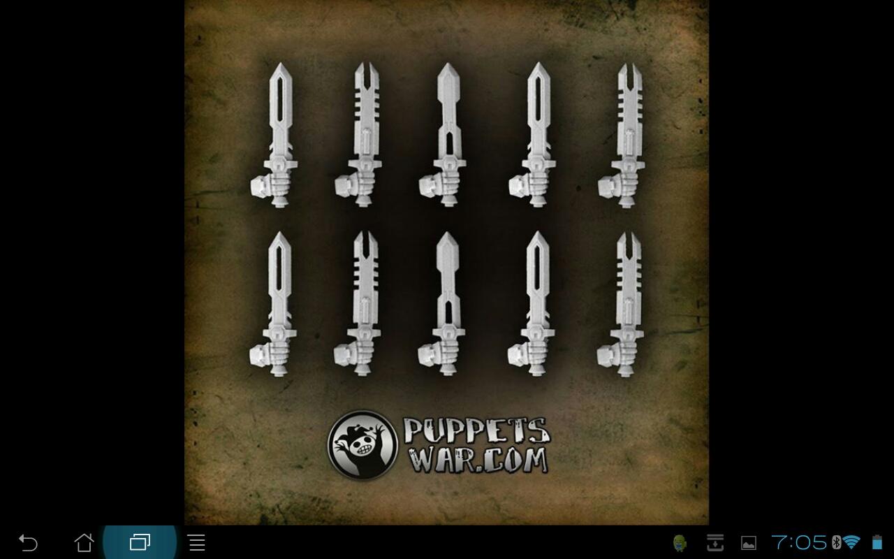 Puppetswar, combat blades