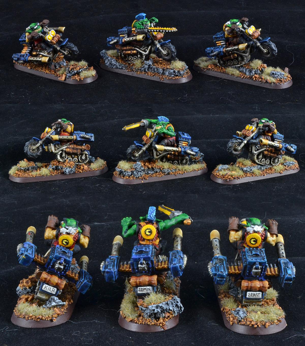 Bad Moons, Gretchin, Orks, Rt, Warbike, Warhammer 40,000