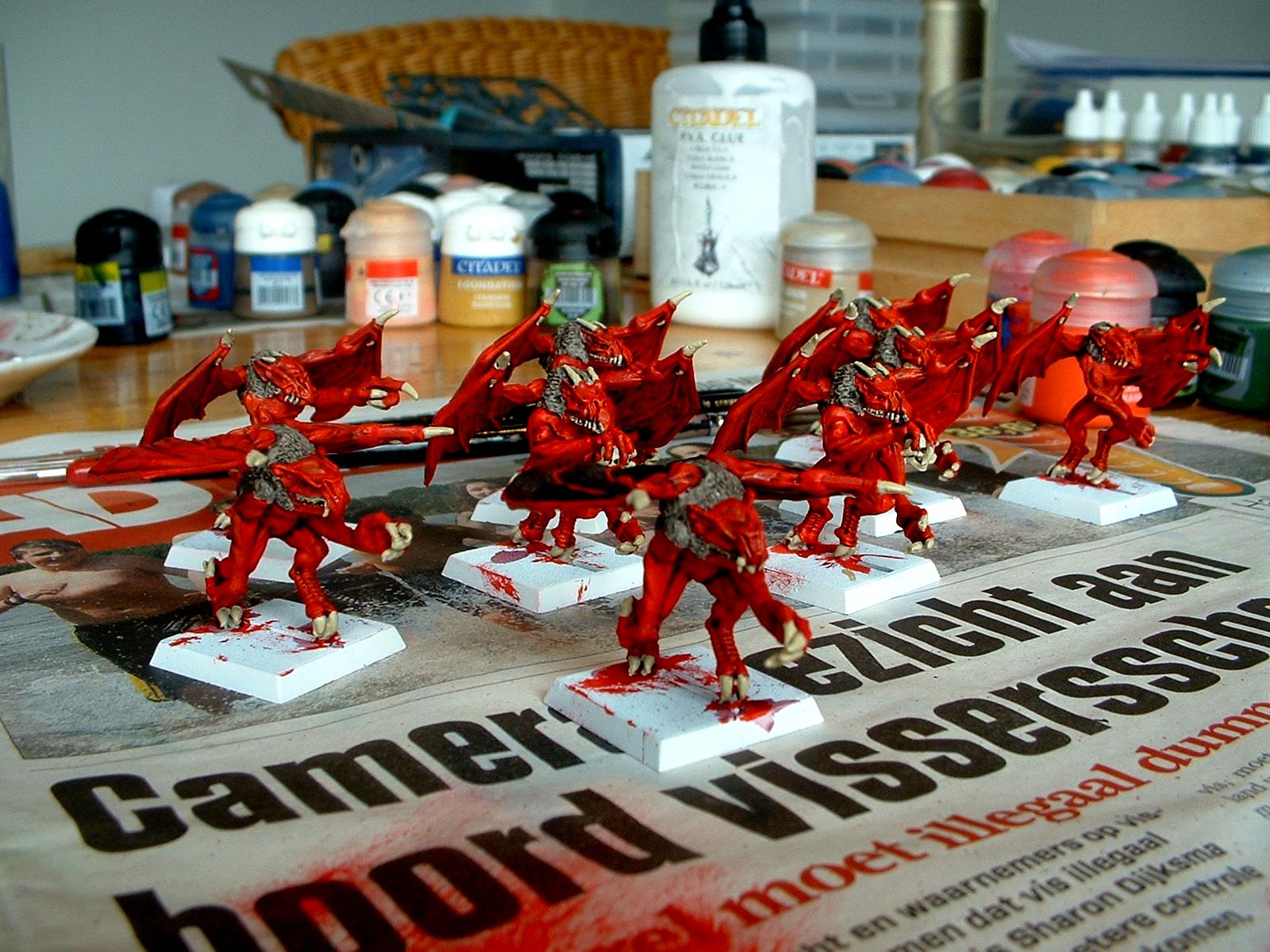 Chaos, Daemons, Furies, Khorne, Work In Progress