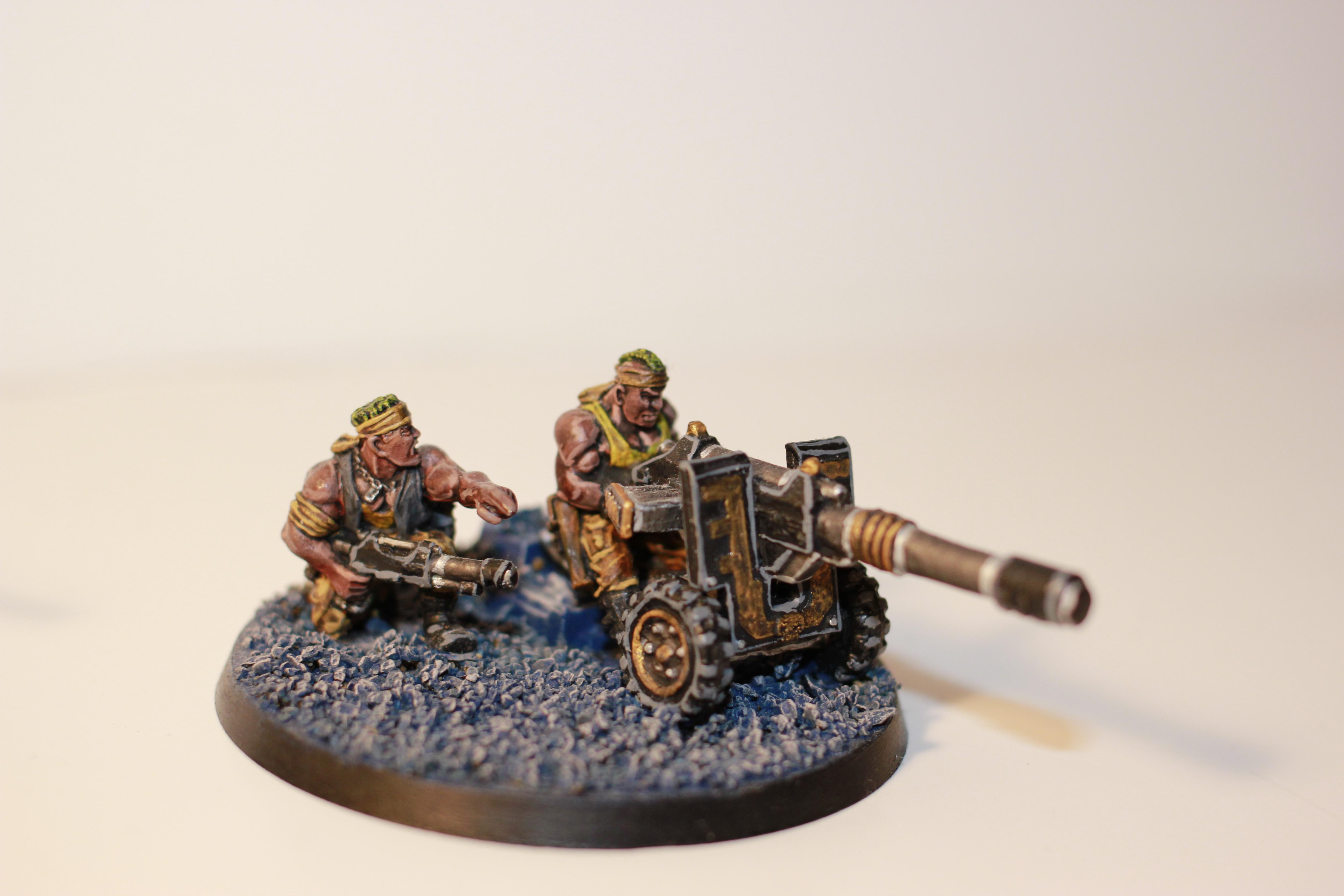 Imperial Guard, Traitor Guard, Veteran Autocannon Team