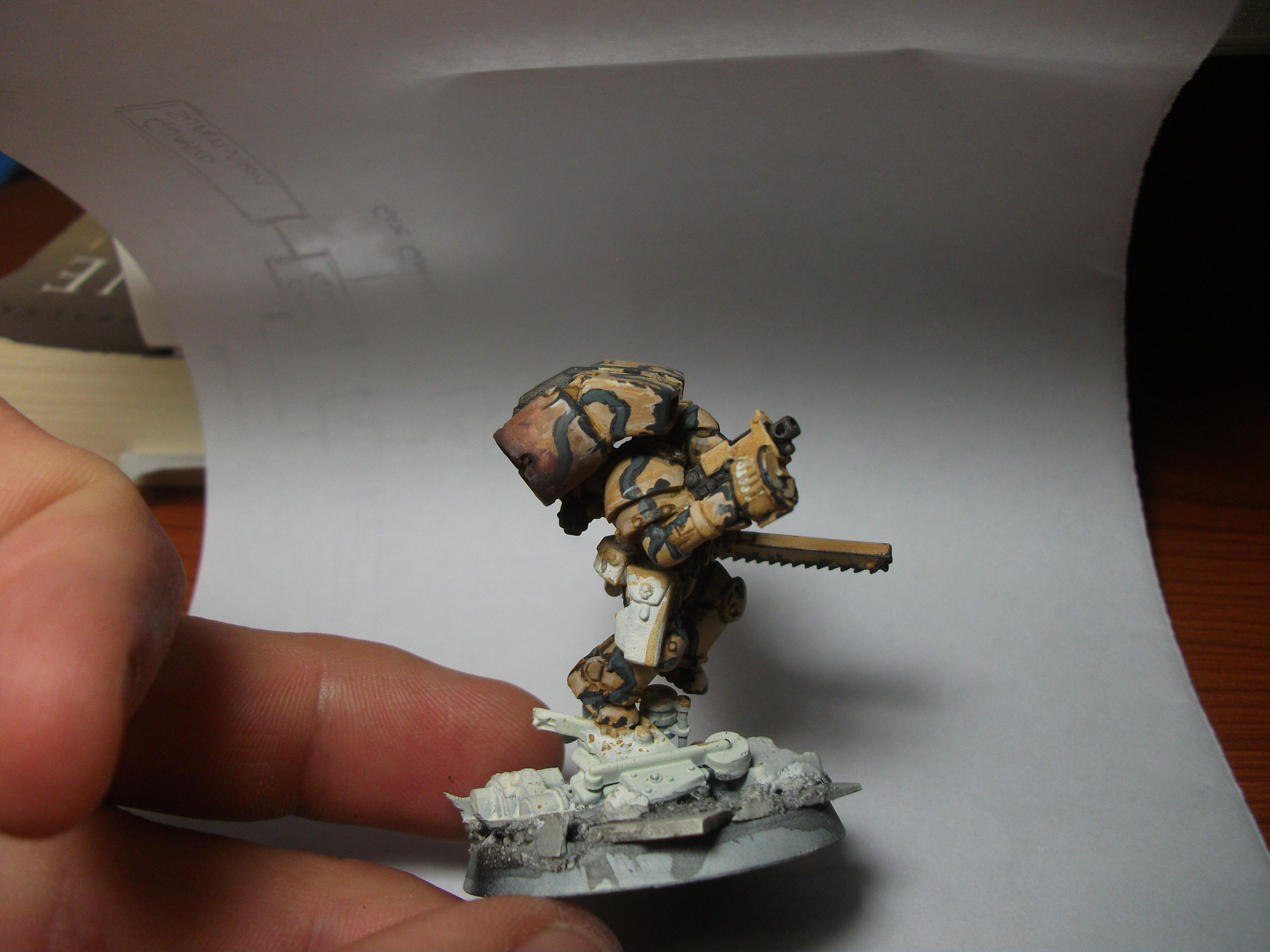 Scorched engine paint and some chipping ! Not the best is it ?