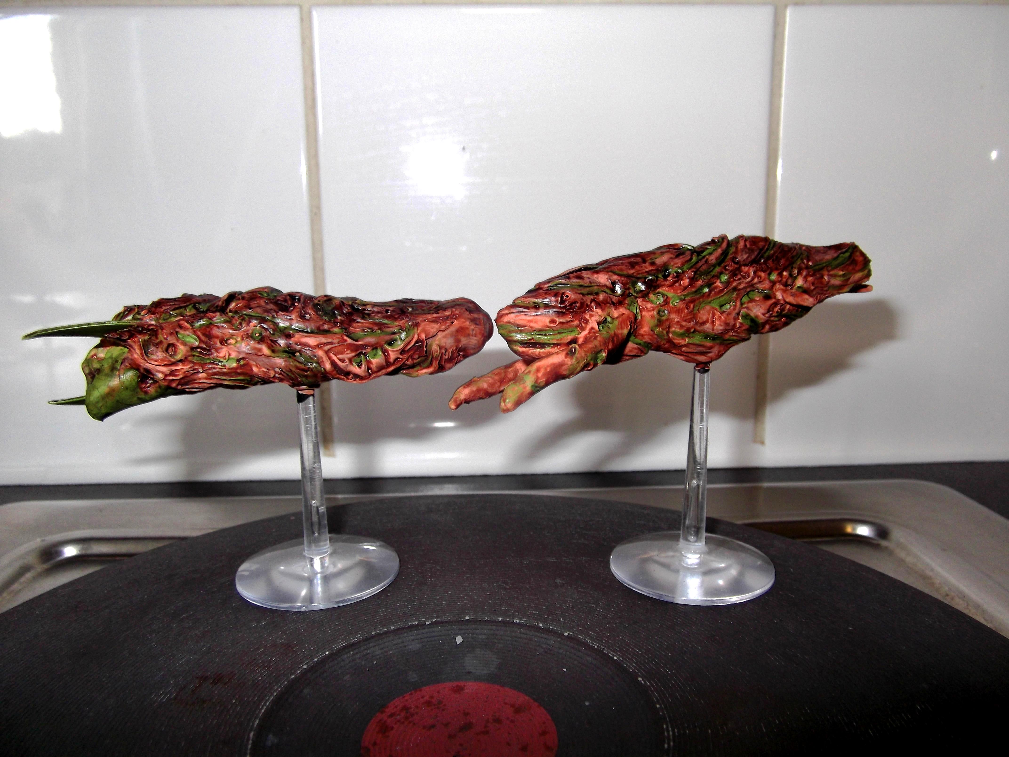 Battlefleet Gothic, Fleet, Greenstuff, Hive Ship, Scratch Build, Sculpting, Ships, Space, Tyranids, Warhammer 40,000