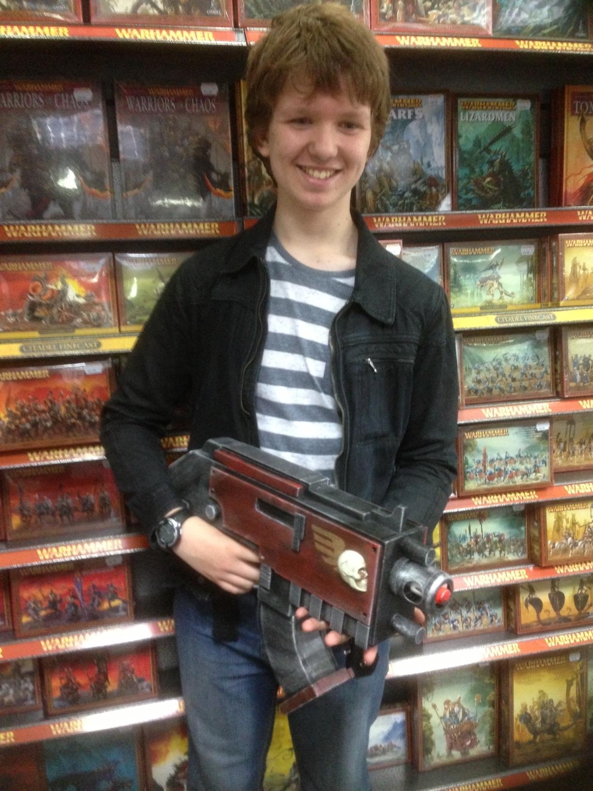 This is Will, he is making a Commisar costume