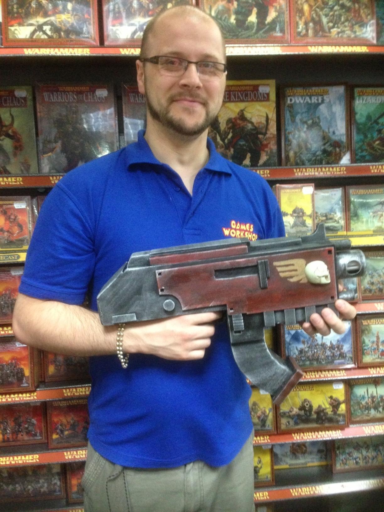 Andy one of the shop staff at Games Workshop Exeter