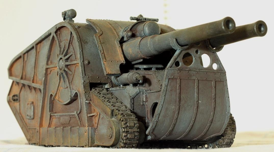 Death Korps of Krieg, Forge World, Minotaur, Tank, Weathered