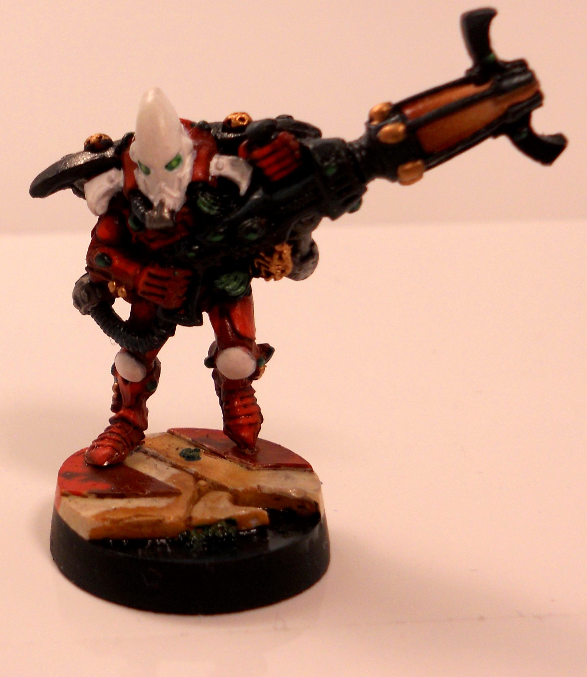 Aeldari, Aspect Warrior, Eldar, Red, Warp Spider