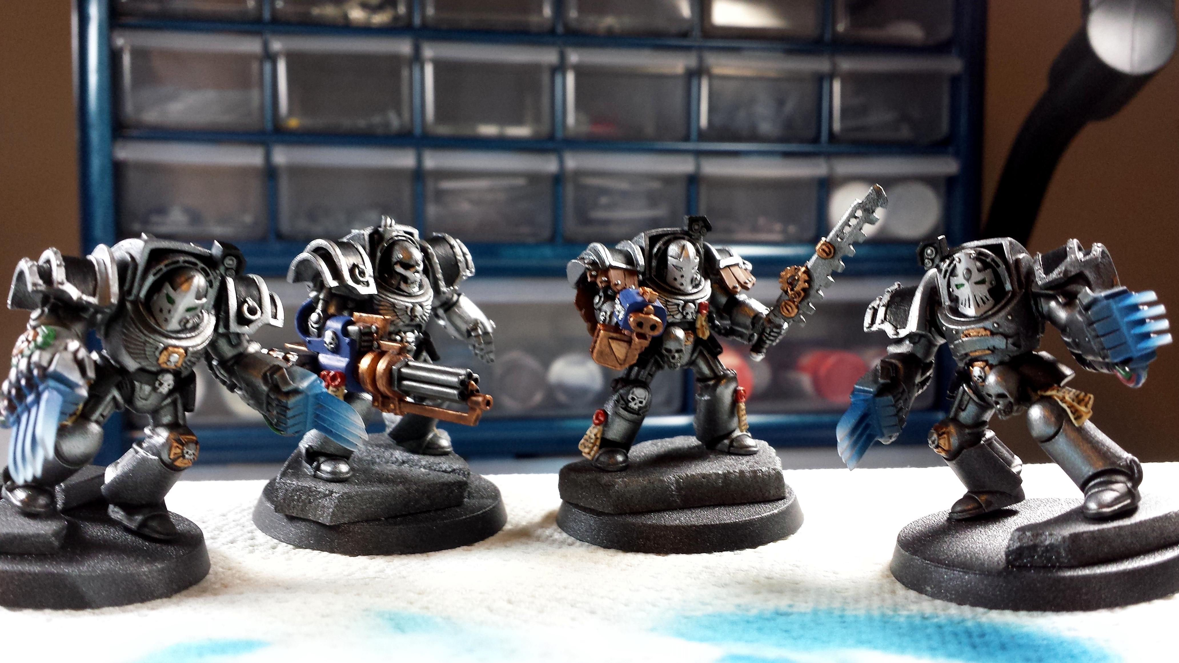 Assault Cannon, Lightning Claws, Silverskulls, Terminator Armor