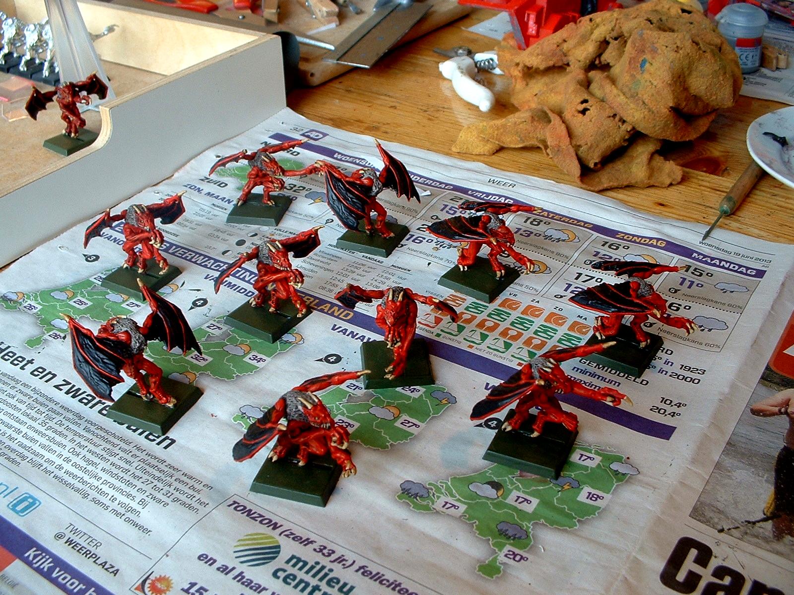 Daemons, Furies, Khorne, Work In Progress
