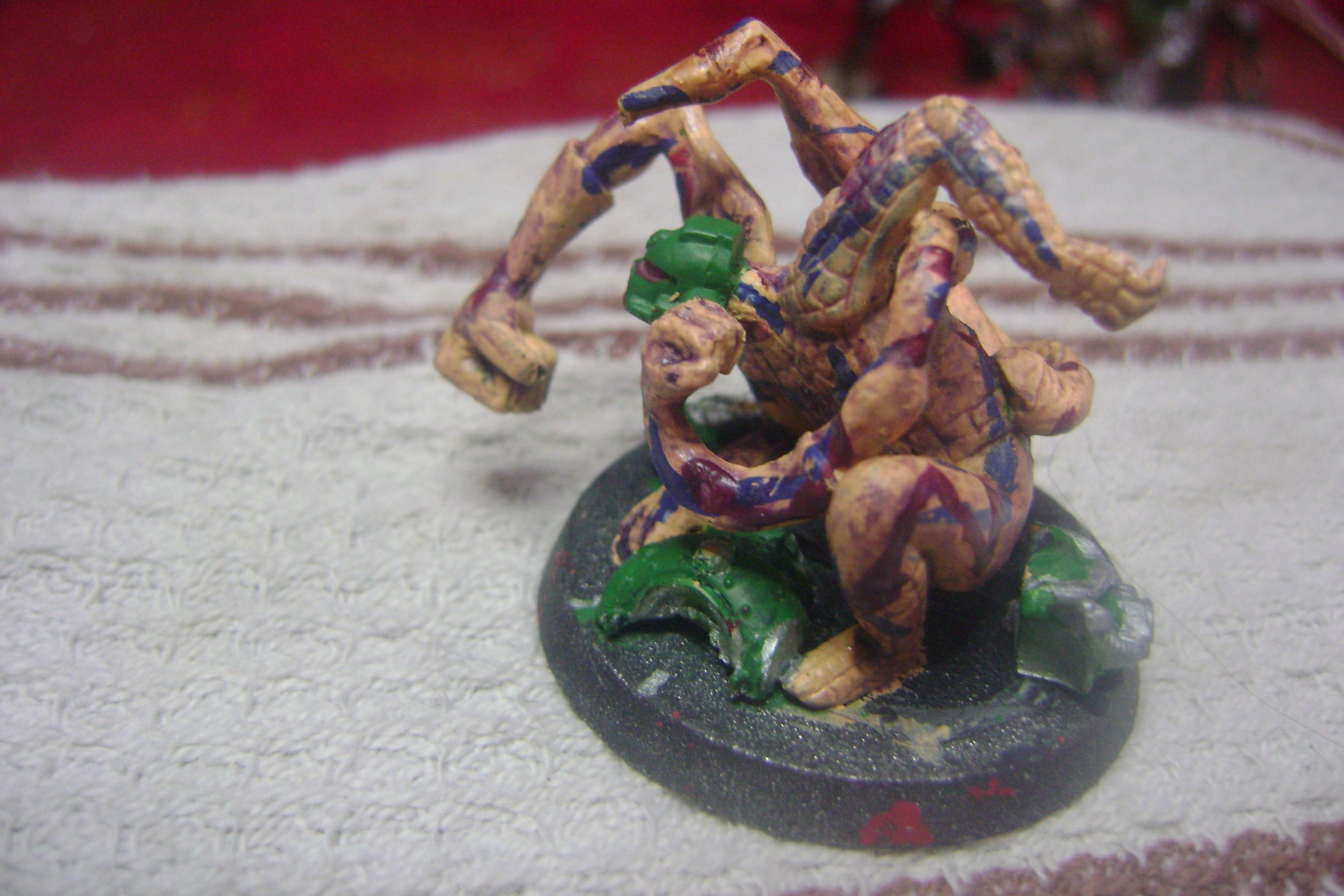 this was made using a spider-man fig and lots of parts and green stuff