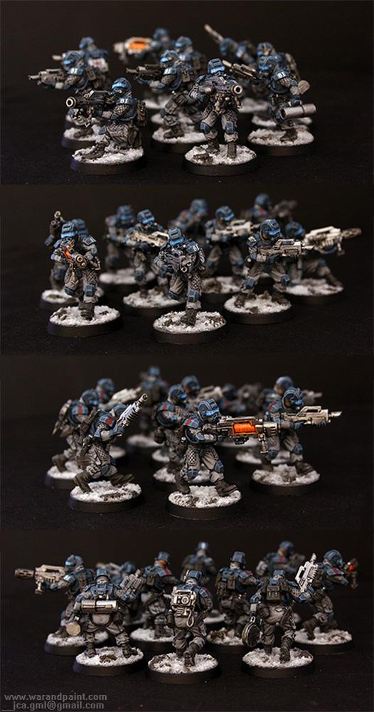 Elysian, Elysian Drop Troop, Imperial Guard, Jca, Snow, Winter