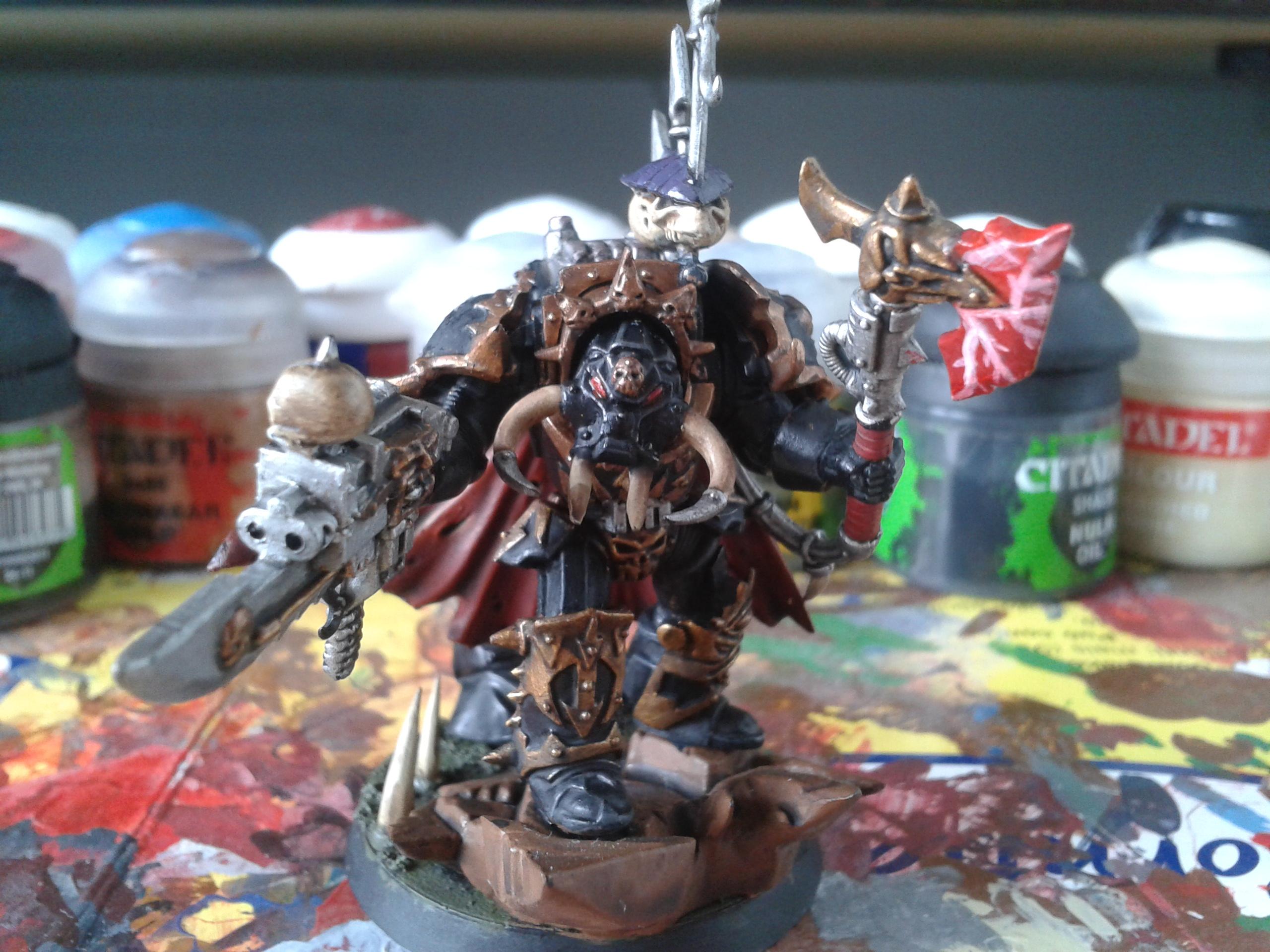 Axe Of Blind Fury, Black Legion, Chaos Lord, Chaos Space Marines, Combat Familiar, Deadshot, Khorne, Terminator Armor