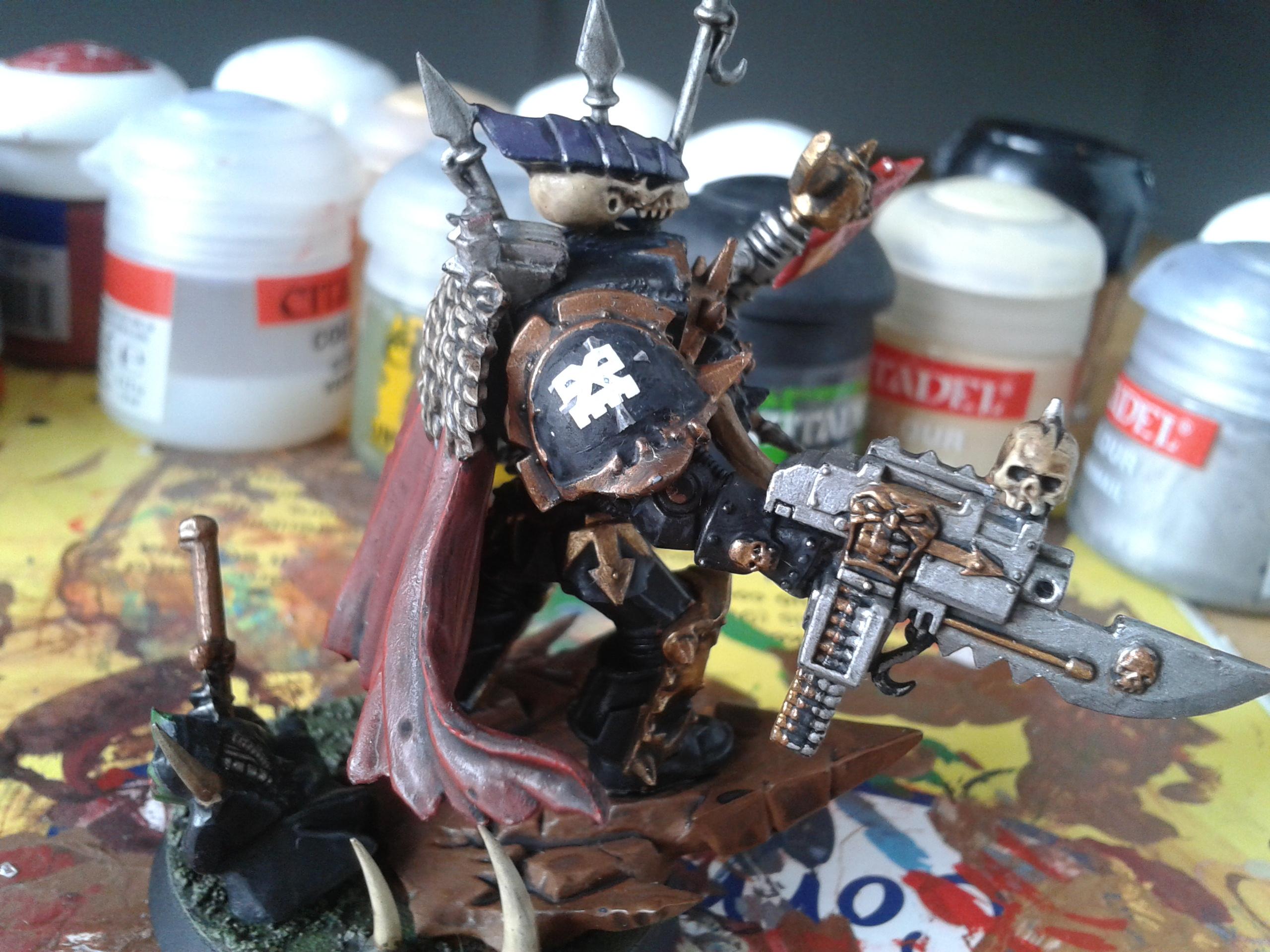 Axe Of Blind Fury, Black Legion, Chaos Lord, Chaos Space Marines, Combat Familiar, Deadshot, Khorne, Terminator Armor