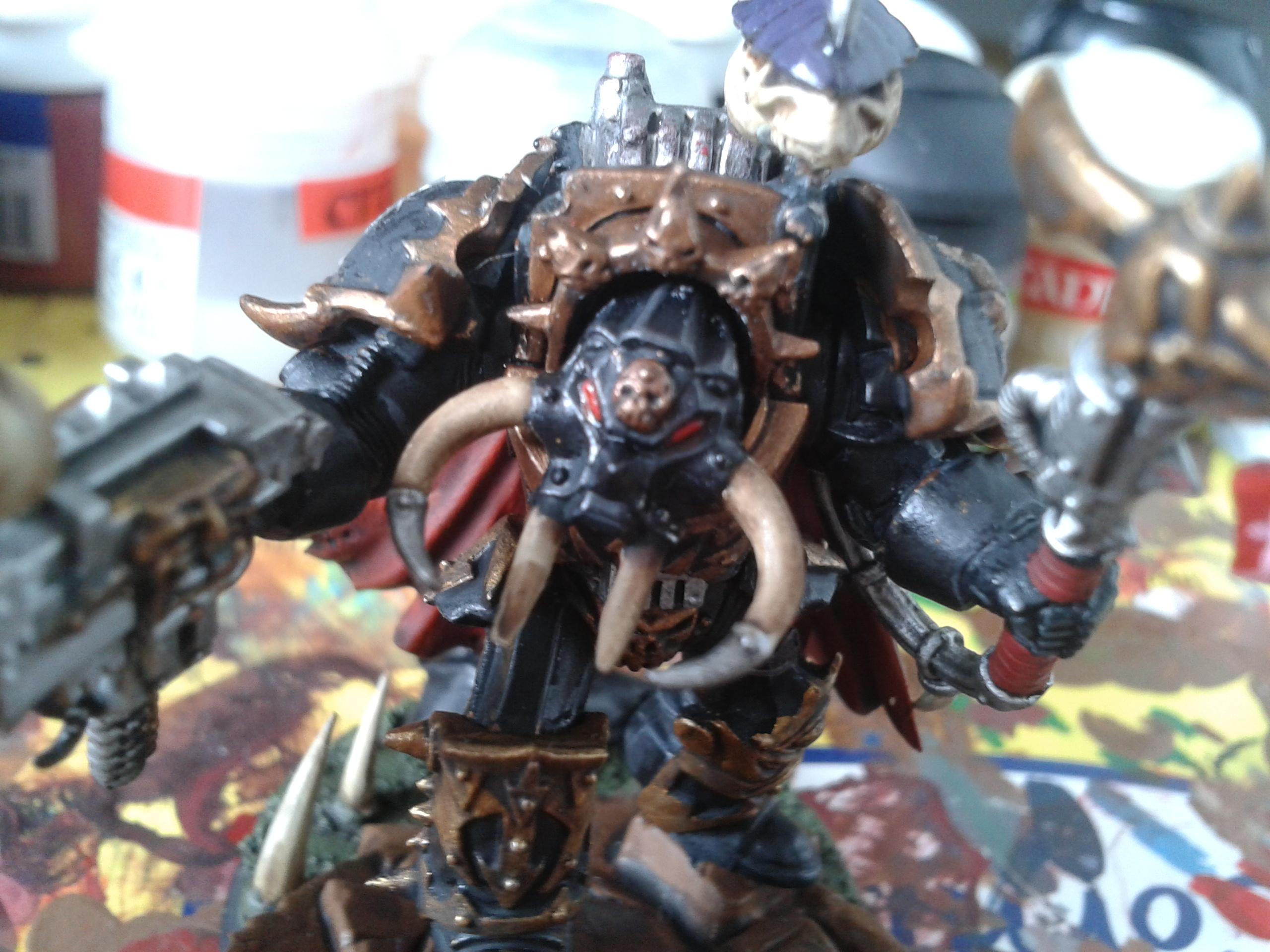 Axe Of Blind Fury, Black Legion, Chaos Lord, Chaos Space Marines, Combat Familiar, Deadshot, Khorne, Terminator Armor