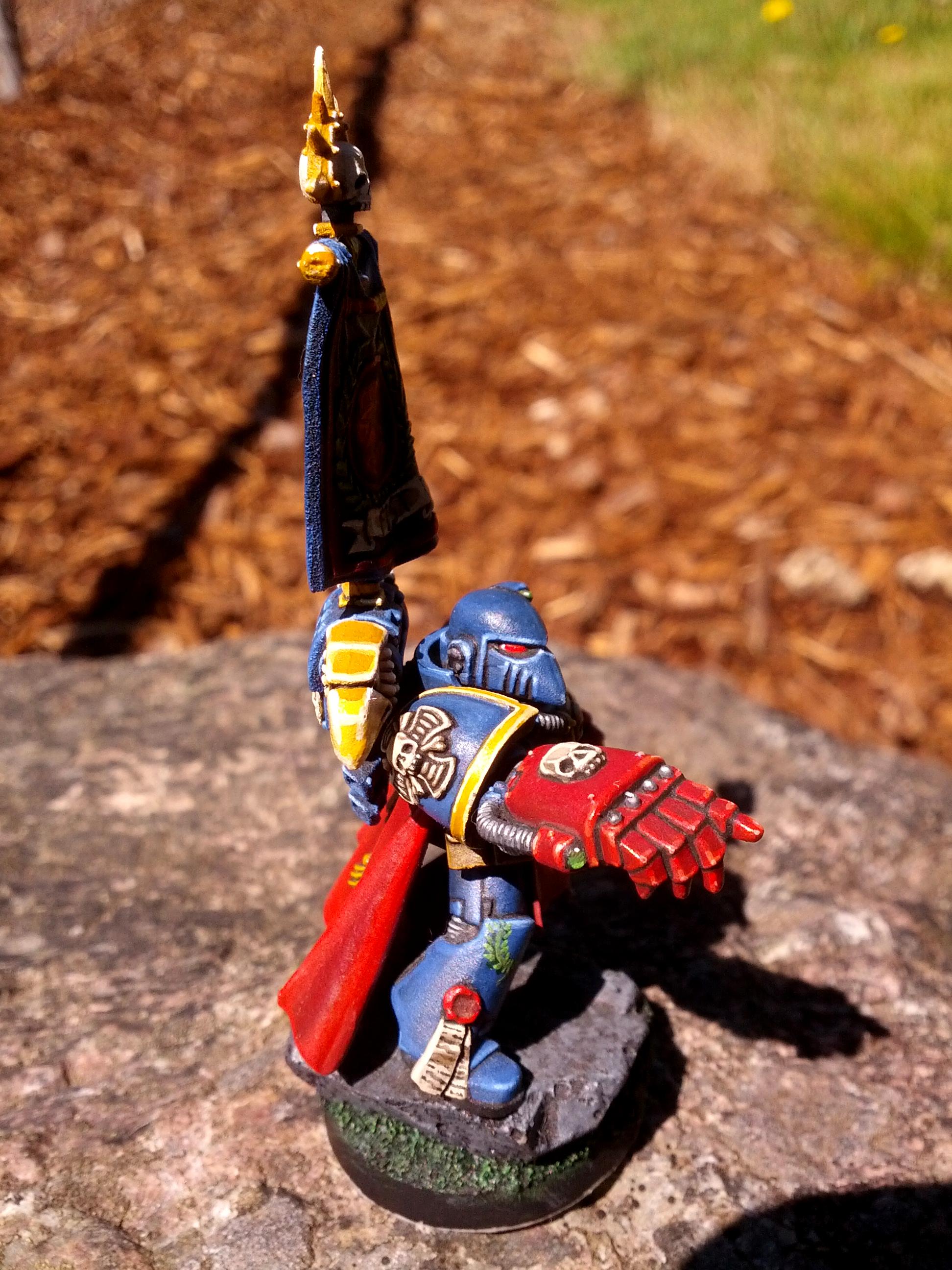 Crimson Fists, CF commander pointing