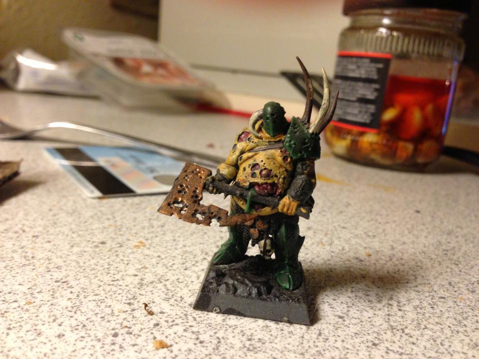 Champion, Nurgle, Plague Champion, Warhammer Fantasy