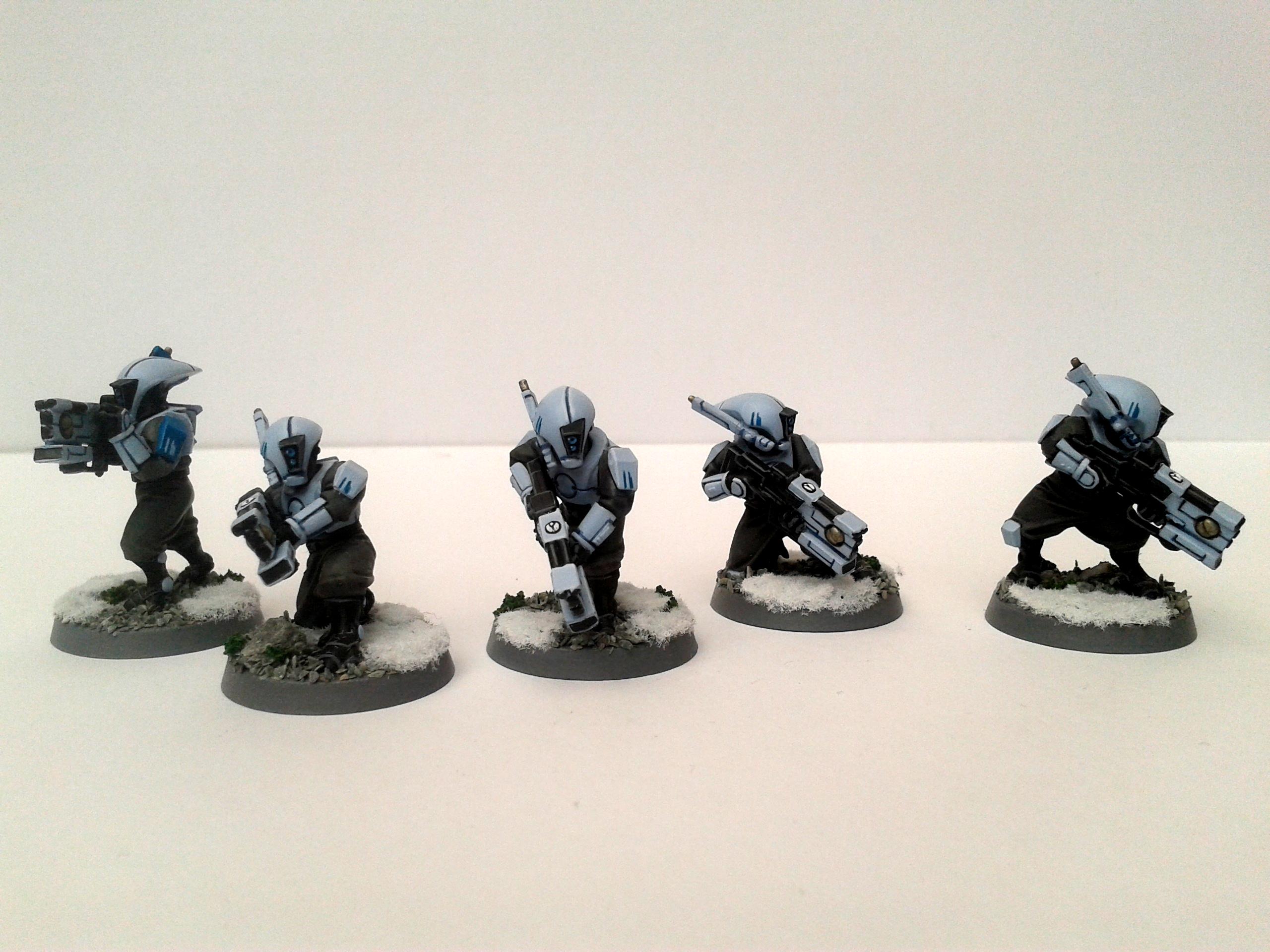 Battlesuit, Blue, Bork'an, Broadsides, Camouflage, Caste, Drone, Fire, Free, Freehand, Gun, Hand, Pathfinders, Pulse, Red, Rifle, Sept, Shield, Snow, Tau, Turquoise, Warriors