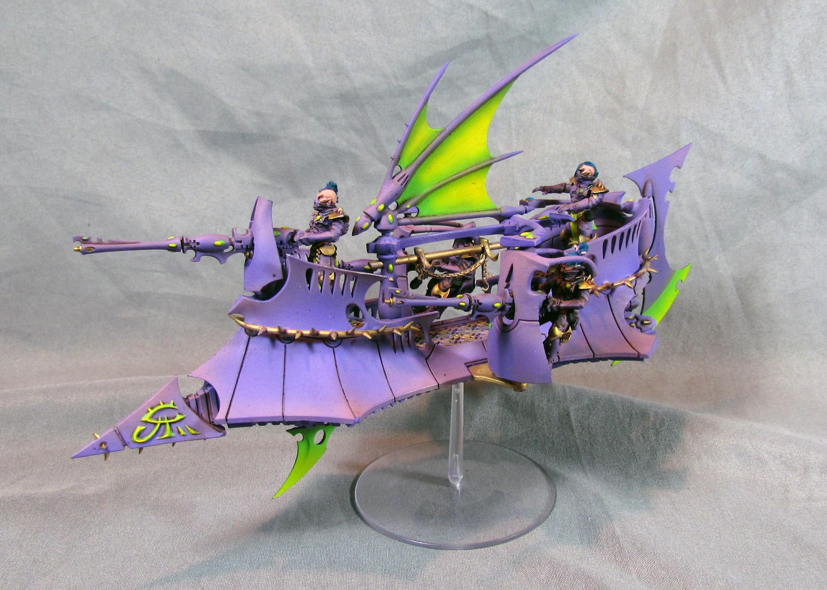 Airbrush, Dark Eldar, Oil Wash, Warhammer 40,000