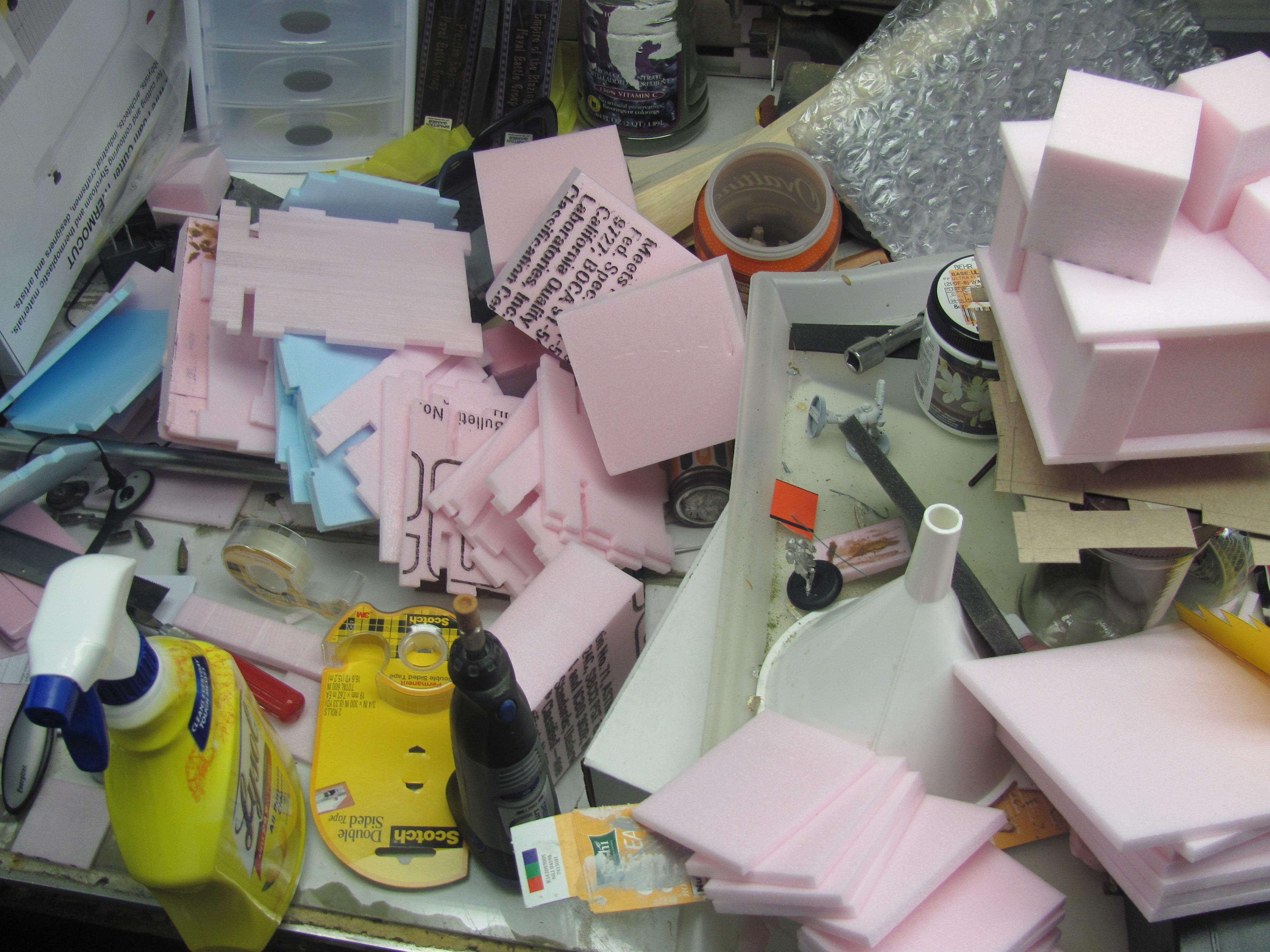 Workbench, messy workbench