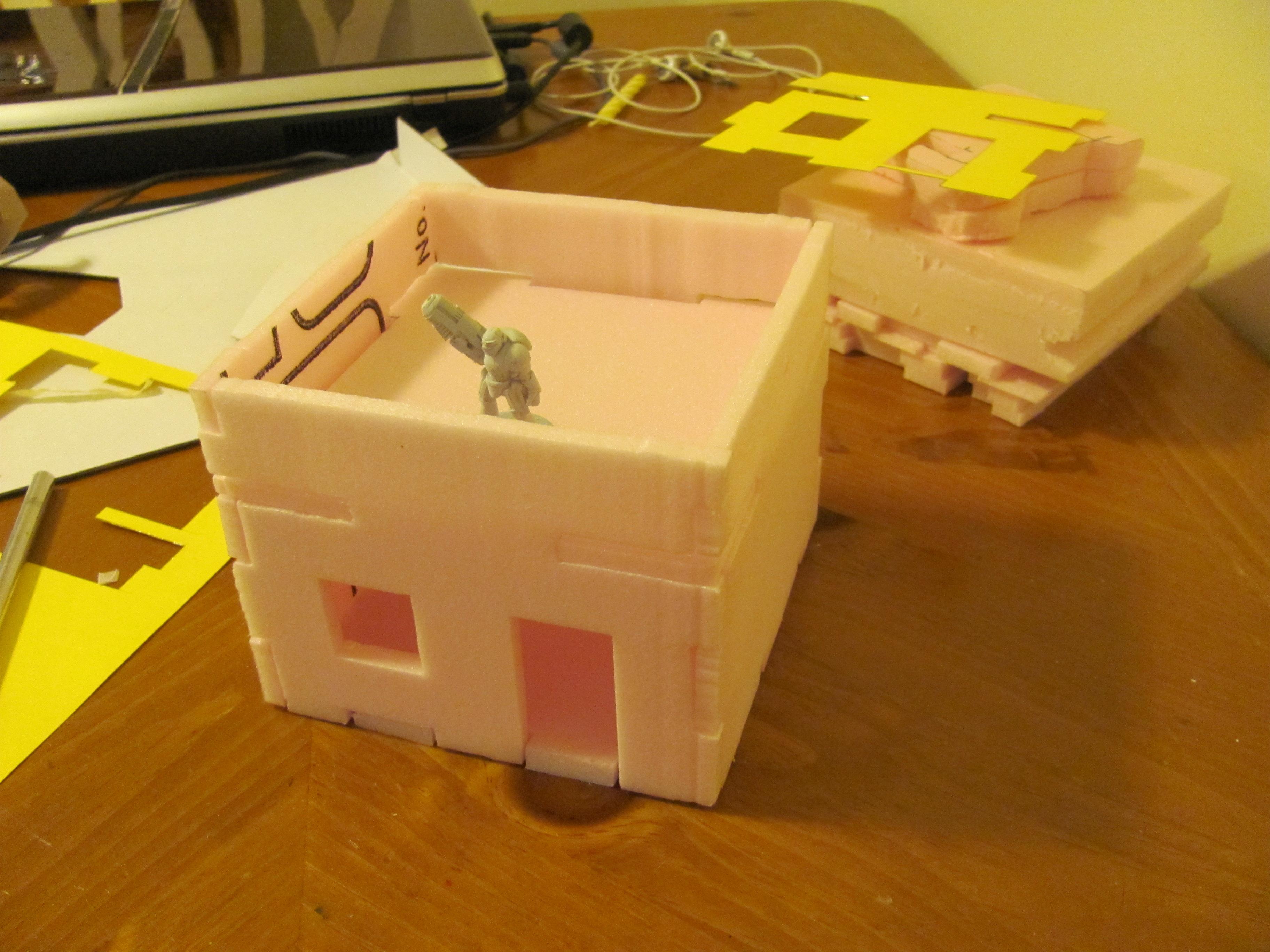 Buildings, first foam building