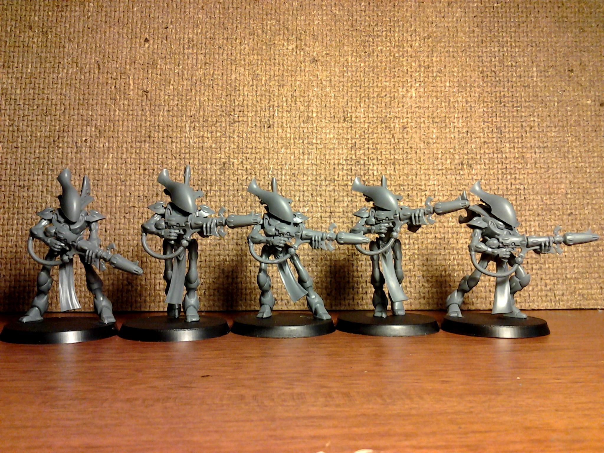 6th Edition, Alaitoc, Craftworld, Eldar, Plastic, Unpainted, Wraithcannon, Wraithguard