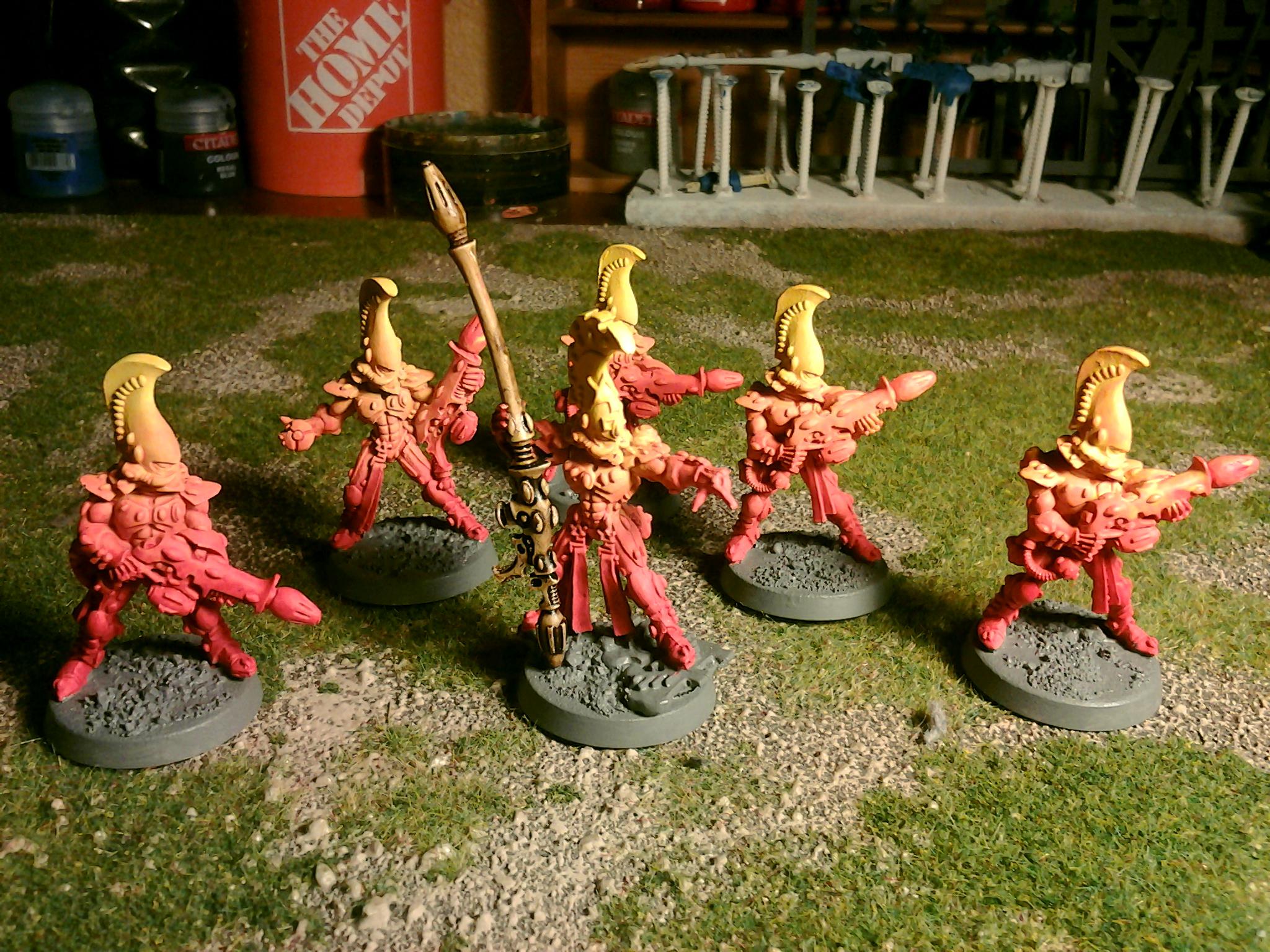 Craftworld, Eldar, Exarch, Fire Dragon, Painted, Work In Progress
