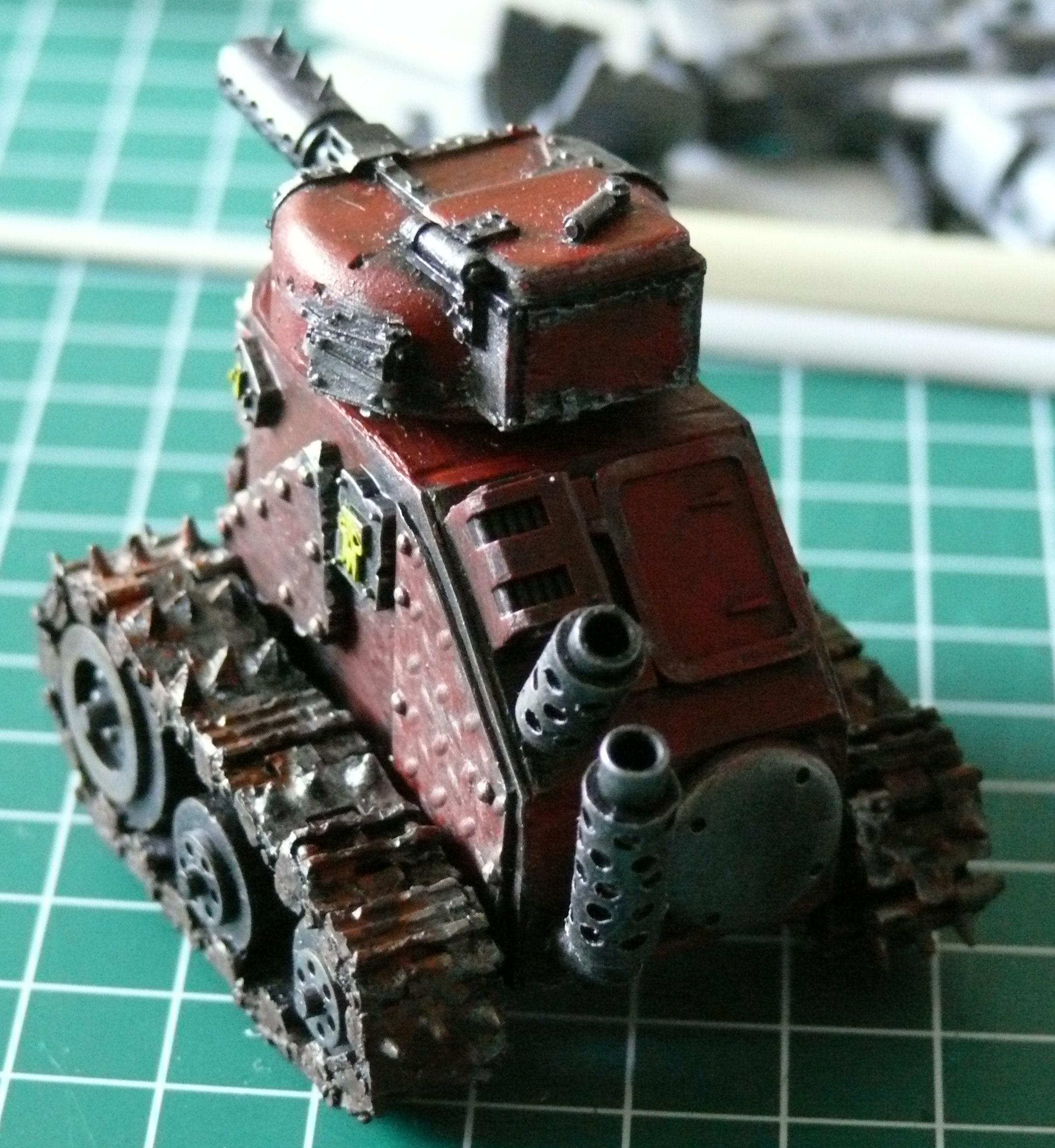Grot tank 14 Rear after paint