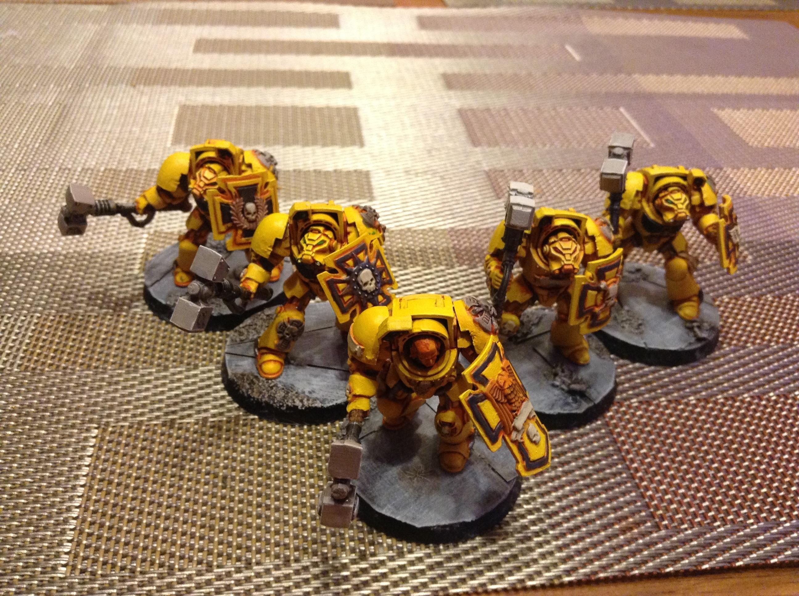 Imperial Fist assault terminators