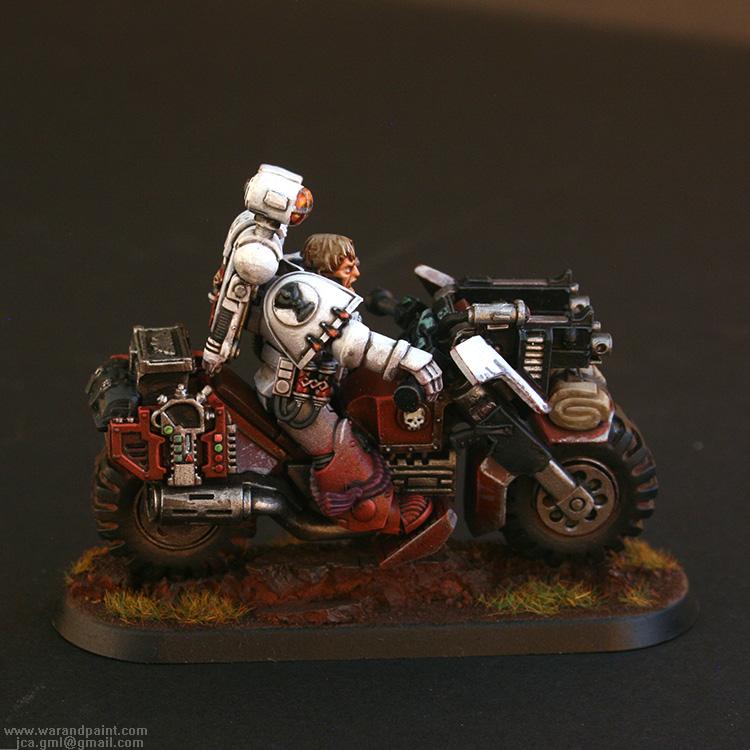 Apothecary, Blood Angels, Jca, Sanguinary Priest, Scout Bike