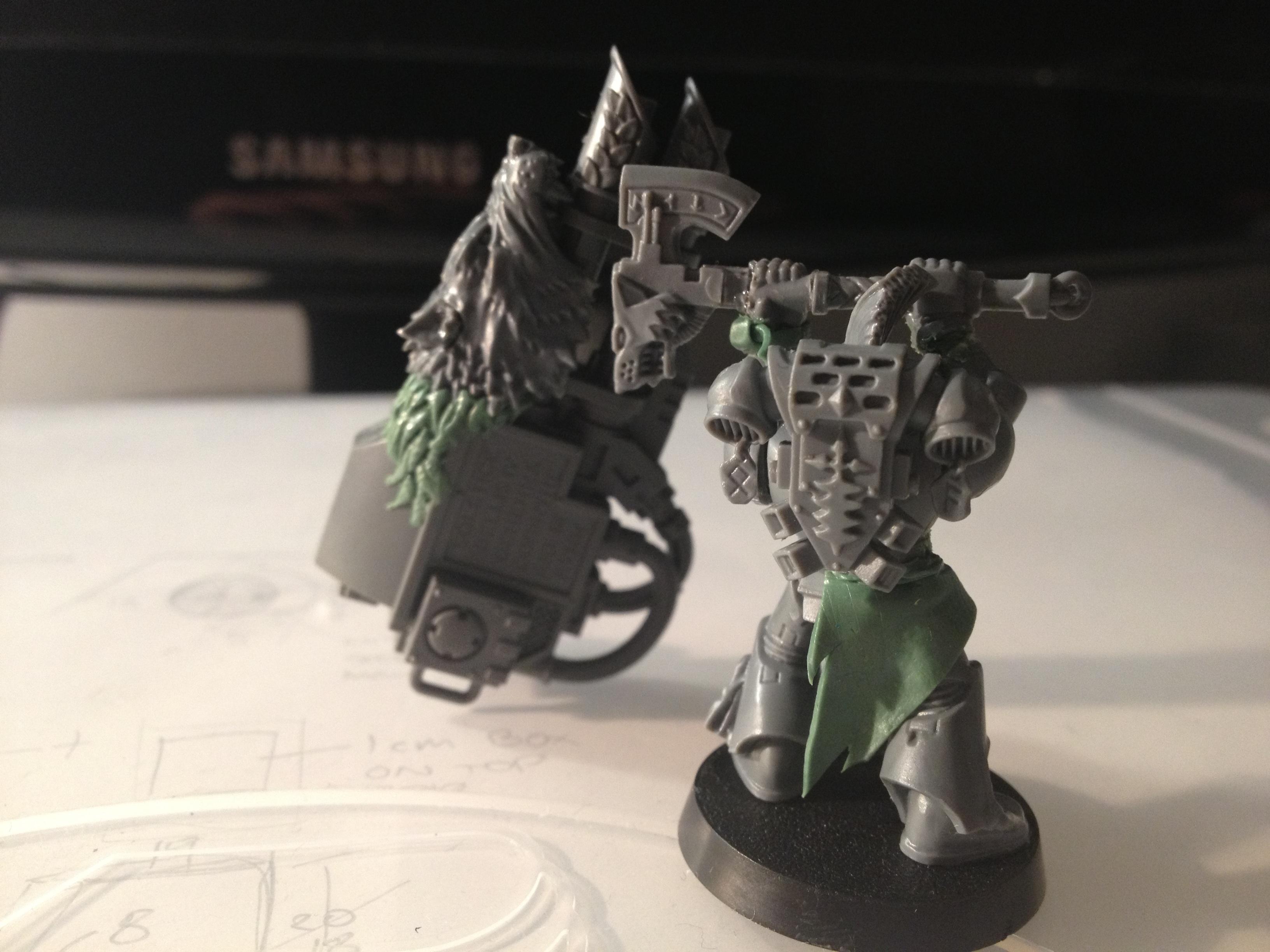 Green, Greenstuff, Pose, Posing, Space, Space Wolves, Wolf, Wolves