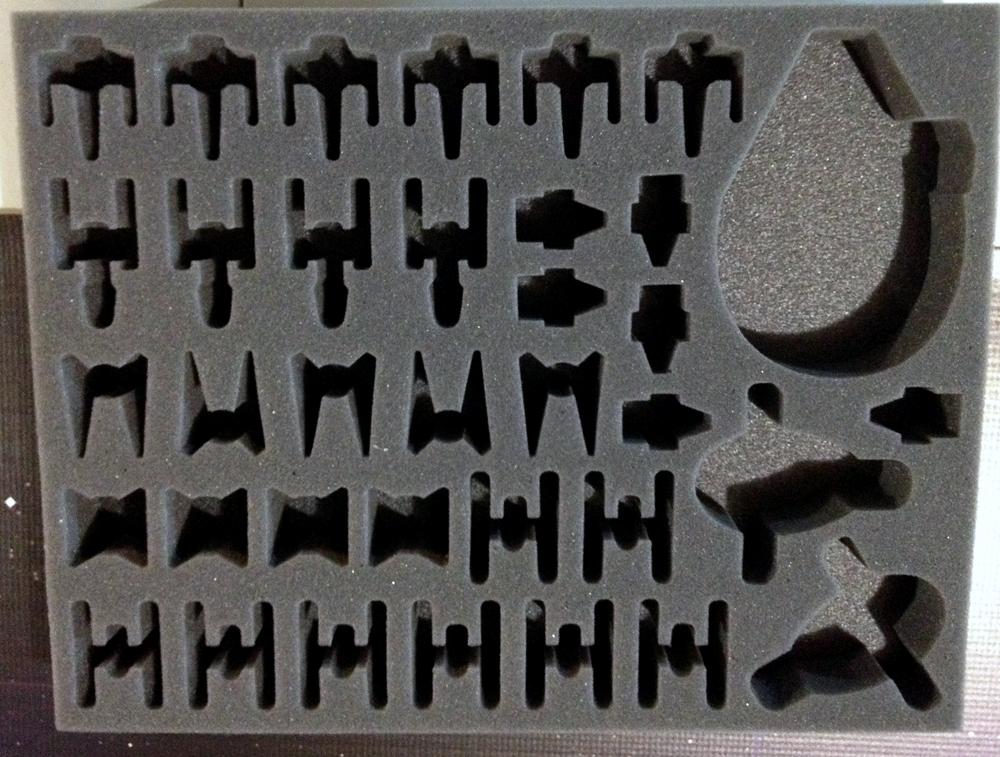 BattleFoam X-wing trays