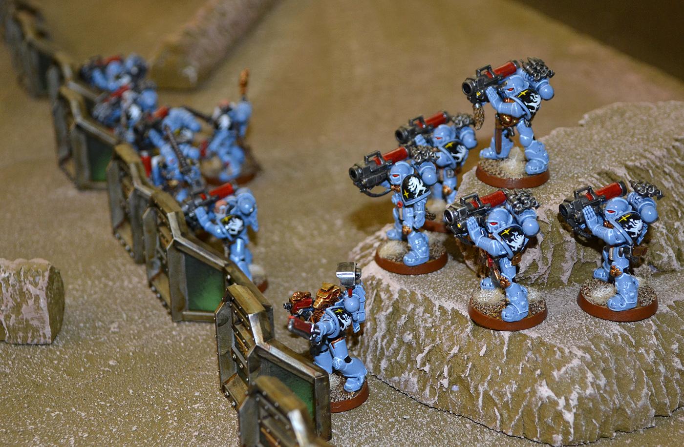 1000 Points, Battle Report, Necrons, Space Marines, Space Wolves, Warhammer 40,000