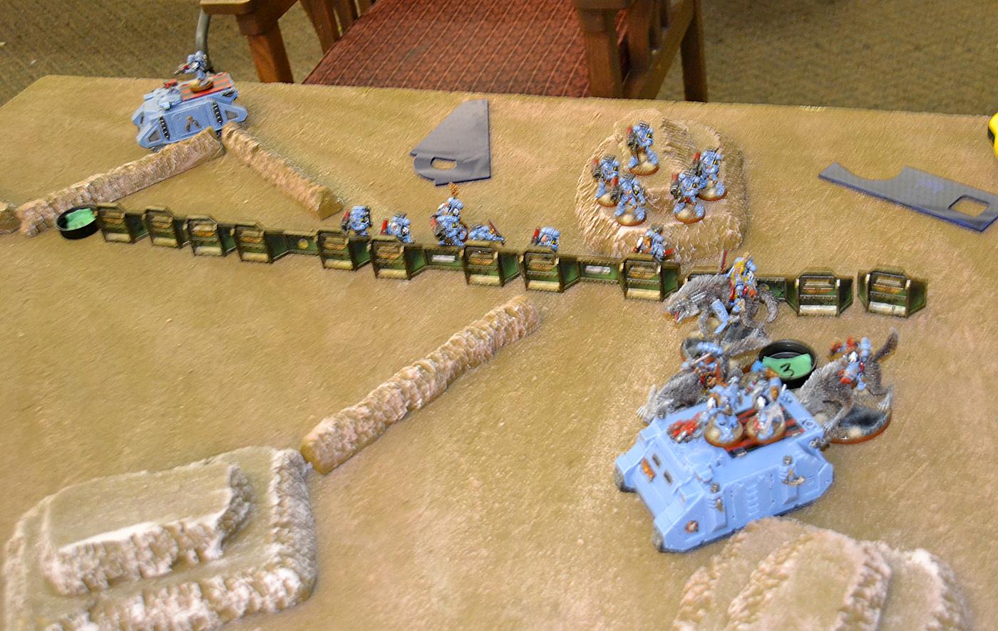1000 Points, Battle Report, Necrons, Space Wolves, Warhammer 40,000