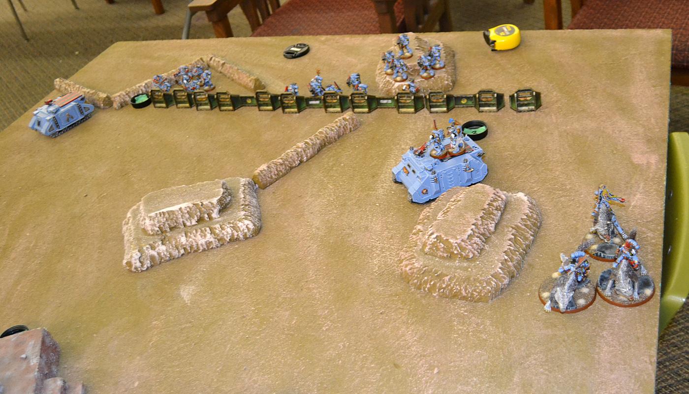 1000 Points, Battle Report, Necrons, Space Wolves, Warhammer 40,000